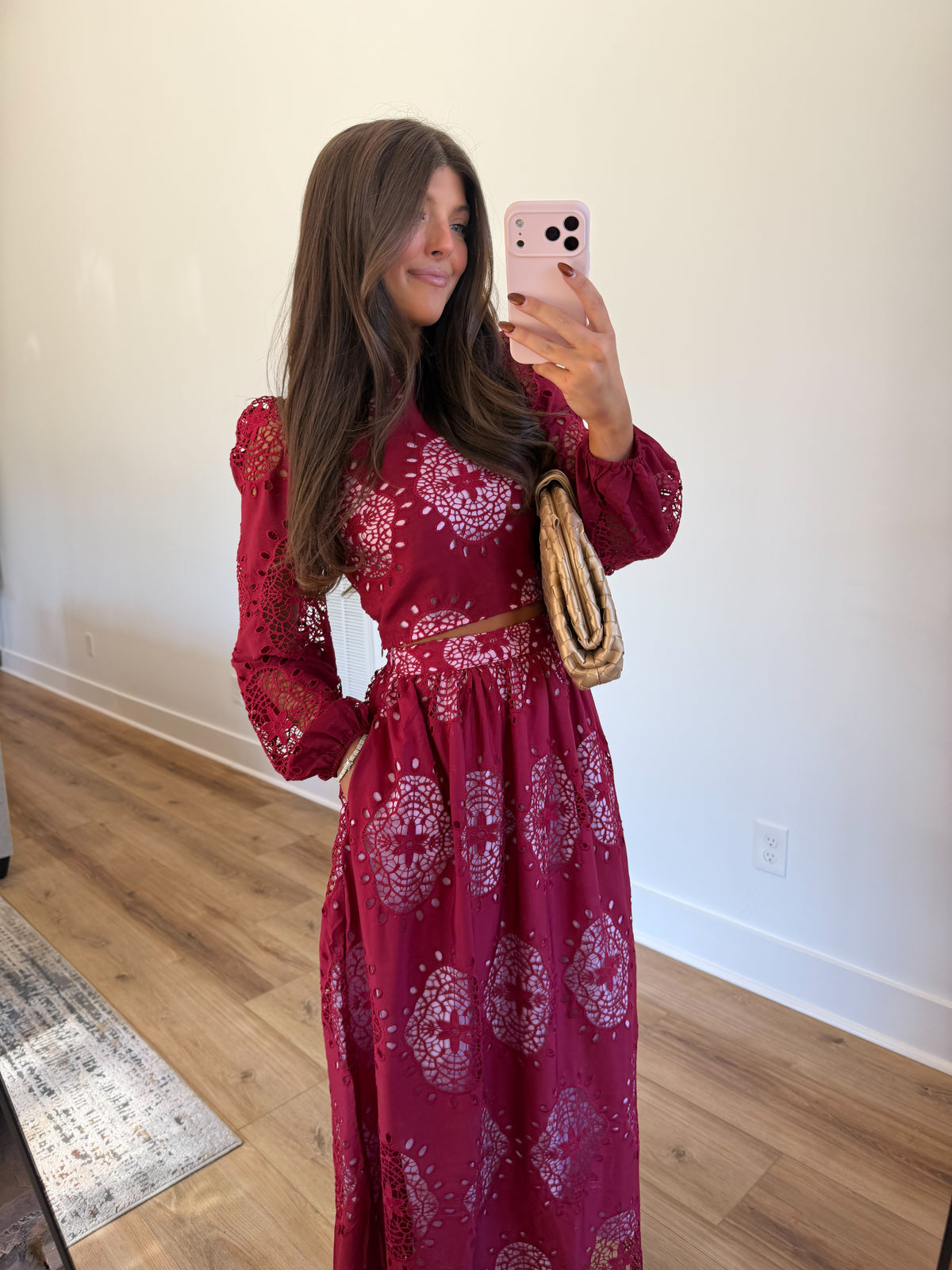 Juliette Lace Set (Burgundy)