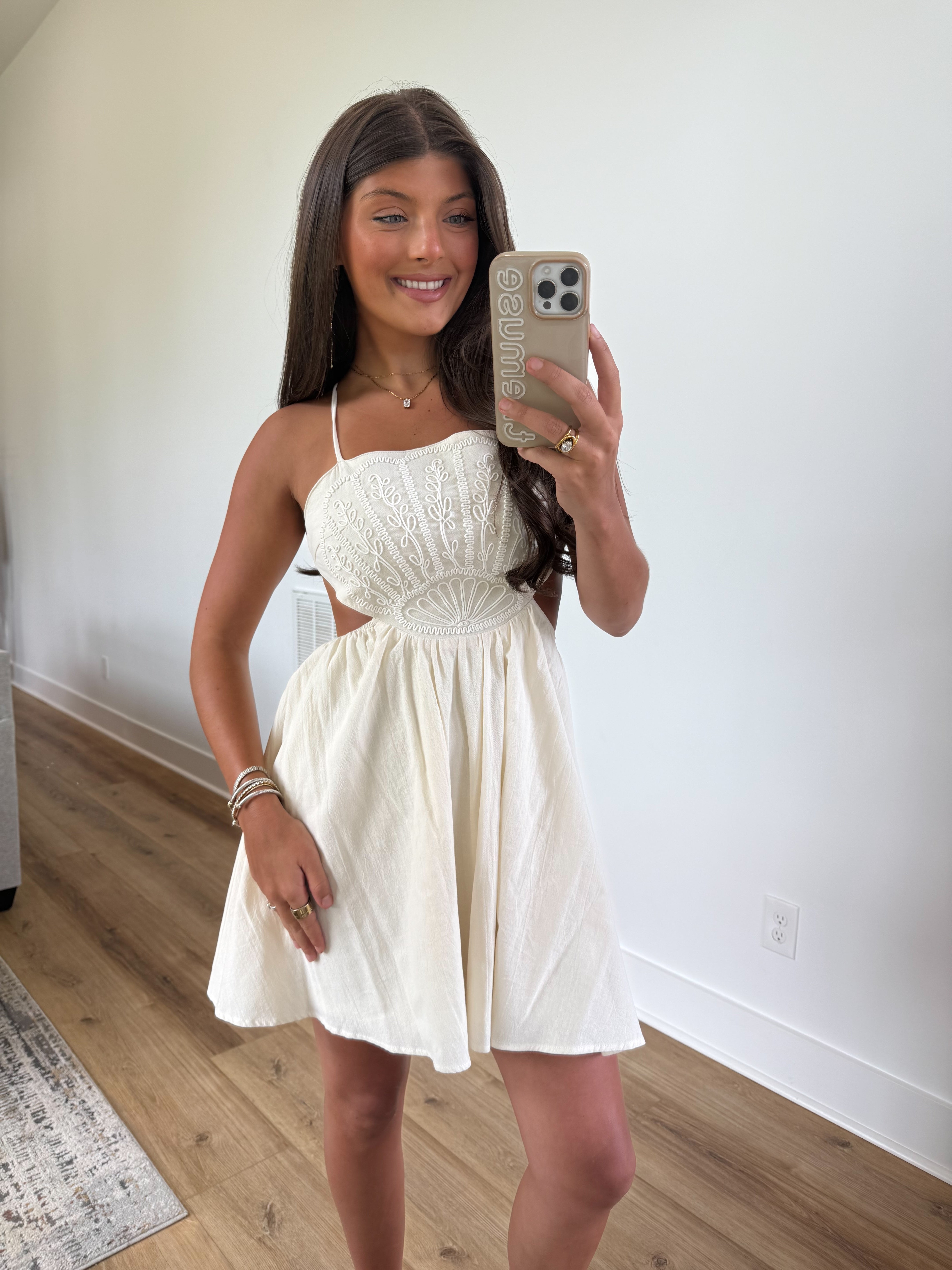 Cream Seashell Romper