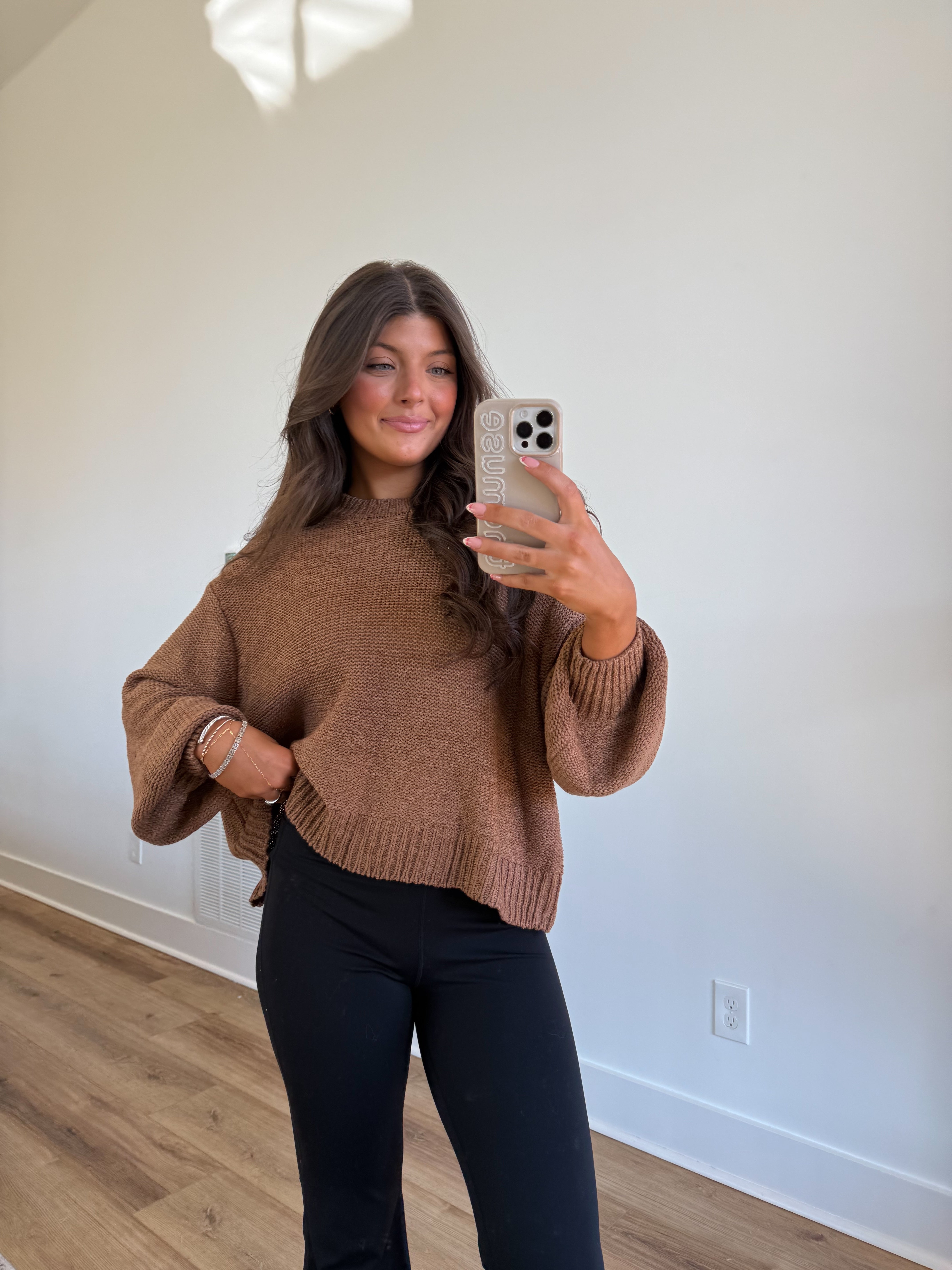 Essential Knit Sweater (Camel)