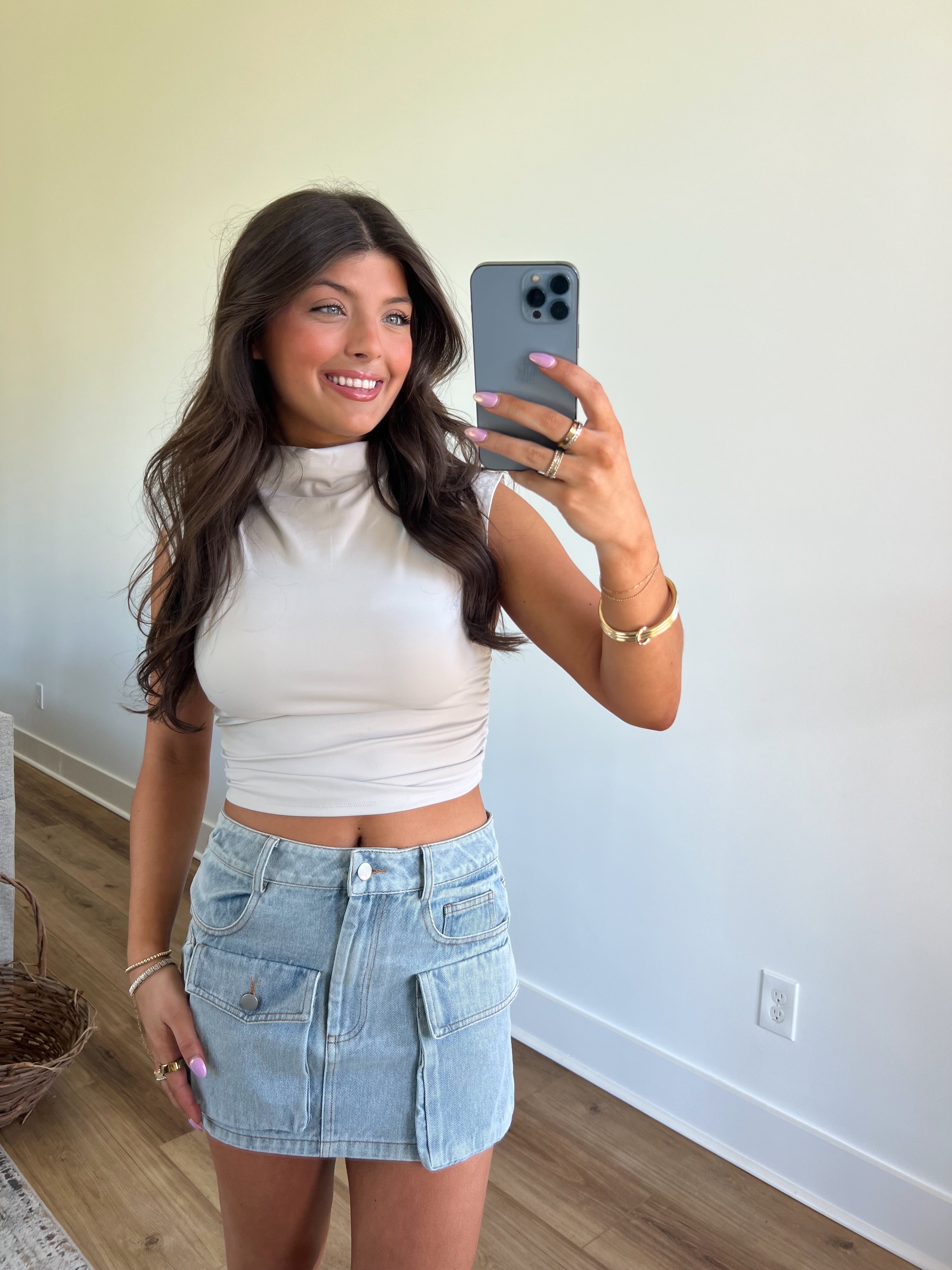 Kate Top (Pale Grey)