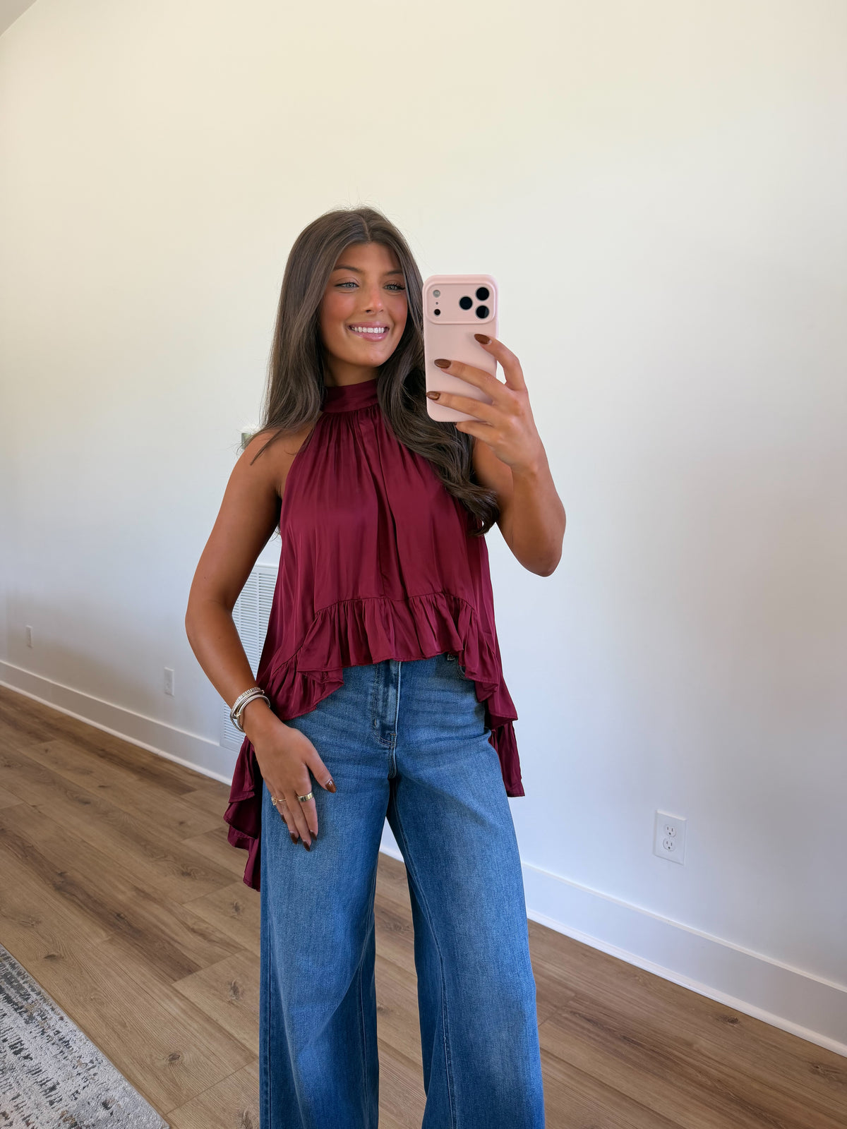Marlowe Satin Top