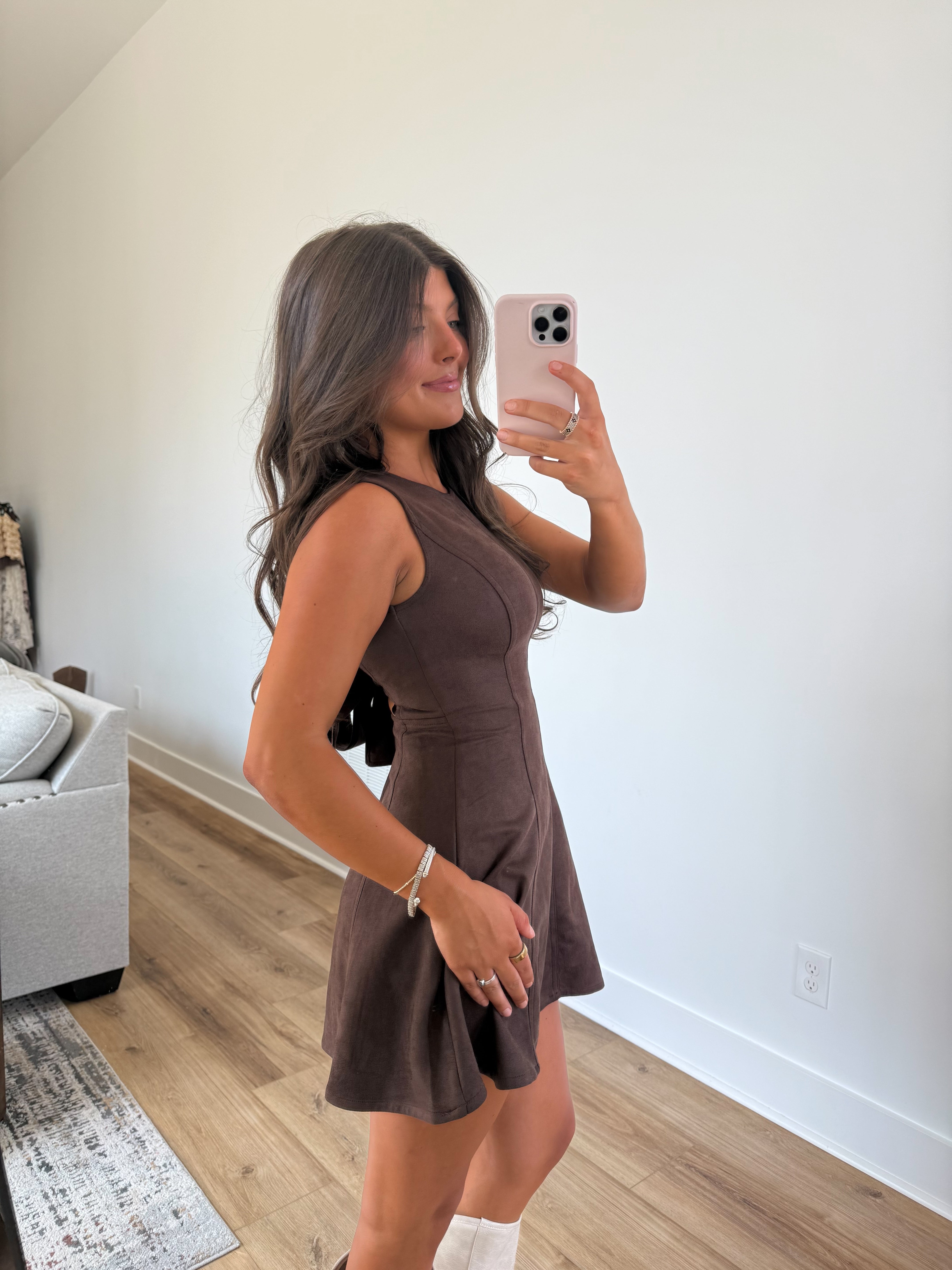 Sweet on You Dress (Suede)
