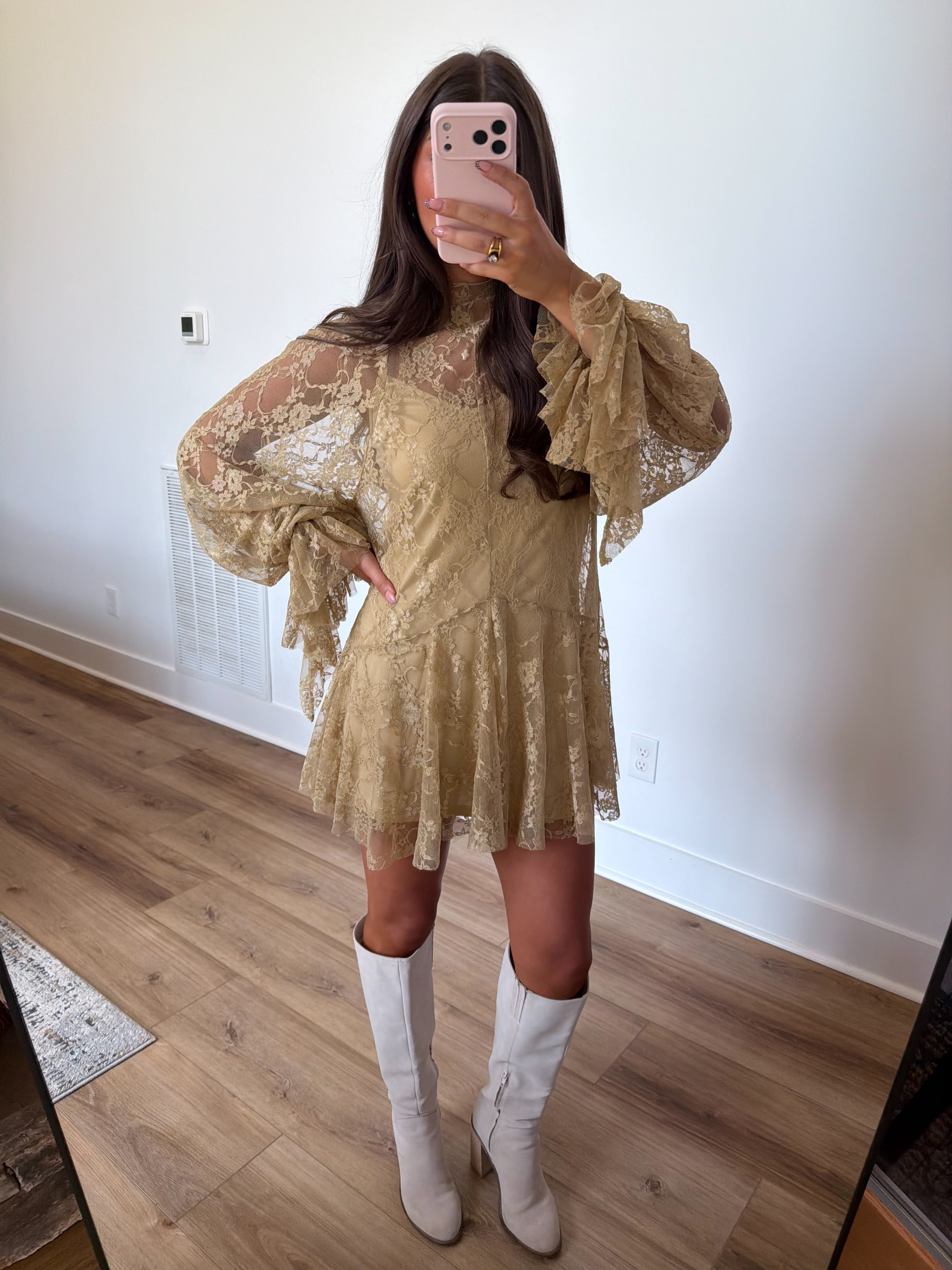 Stevie Lace Mini (Pistachio)