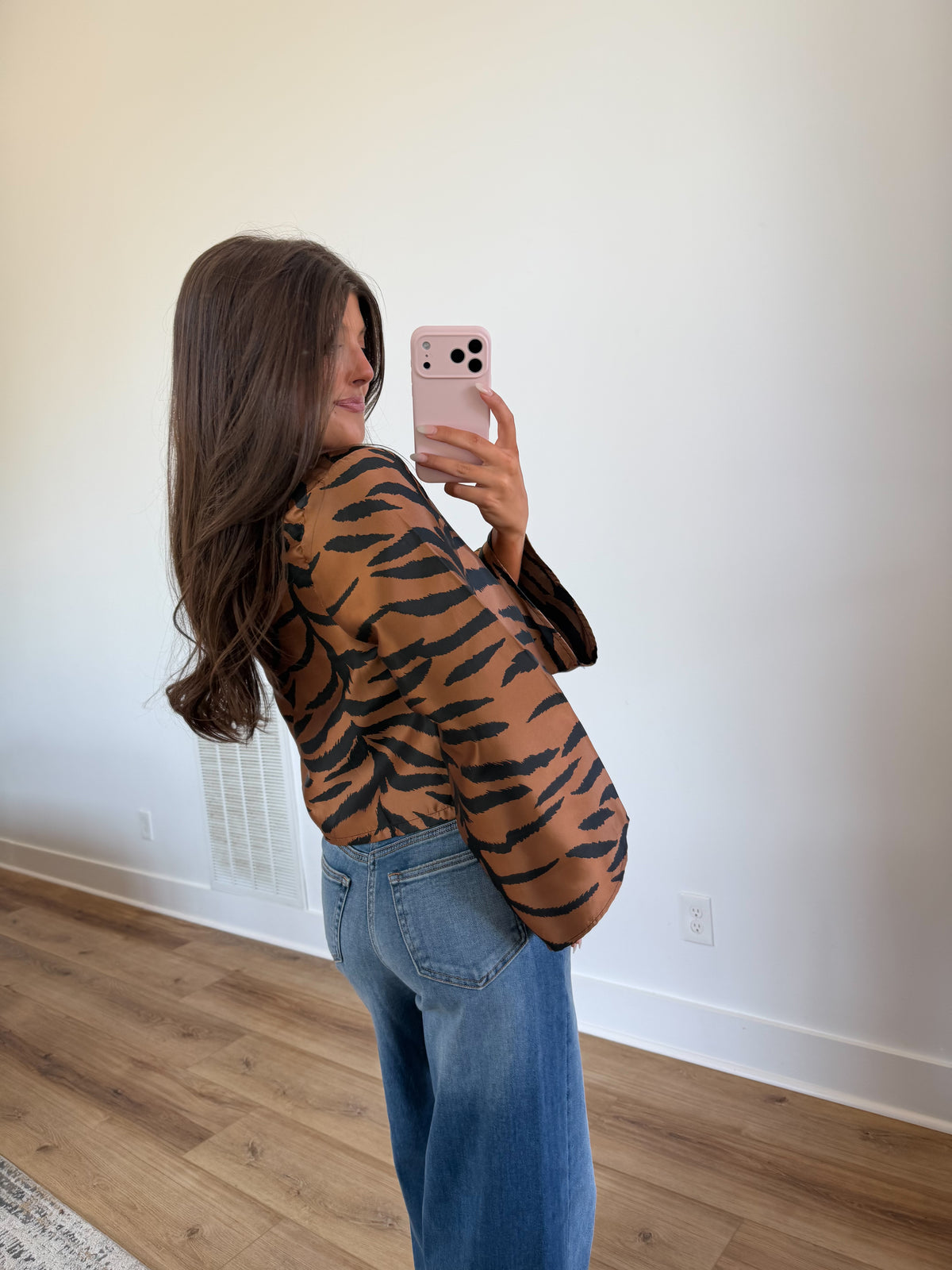 Elevated Zebra Blouse