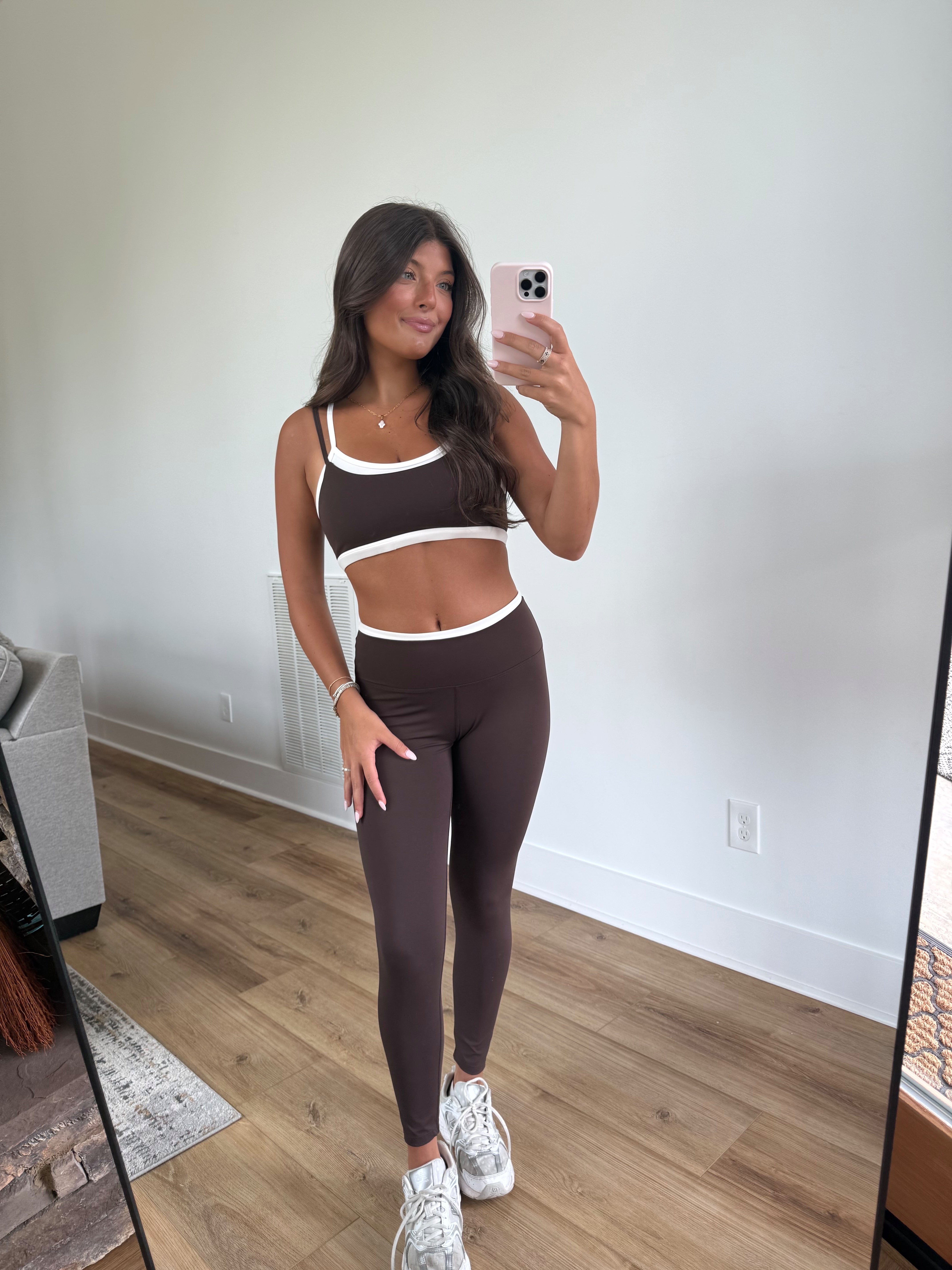 Brown Layered LEGGINGS