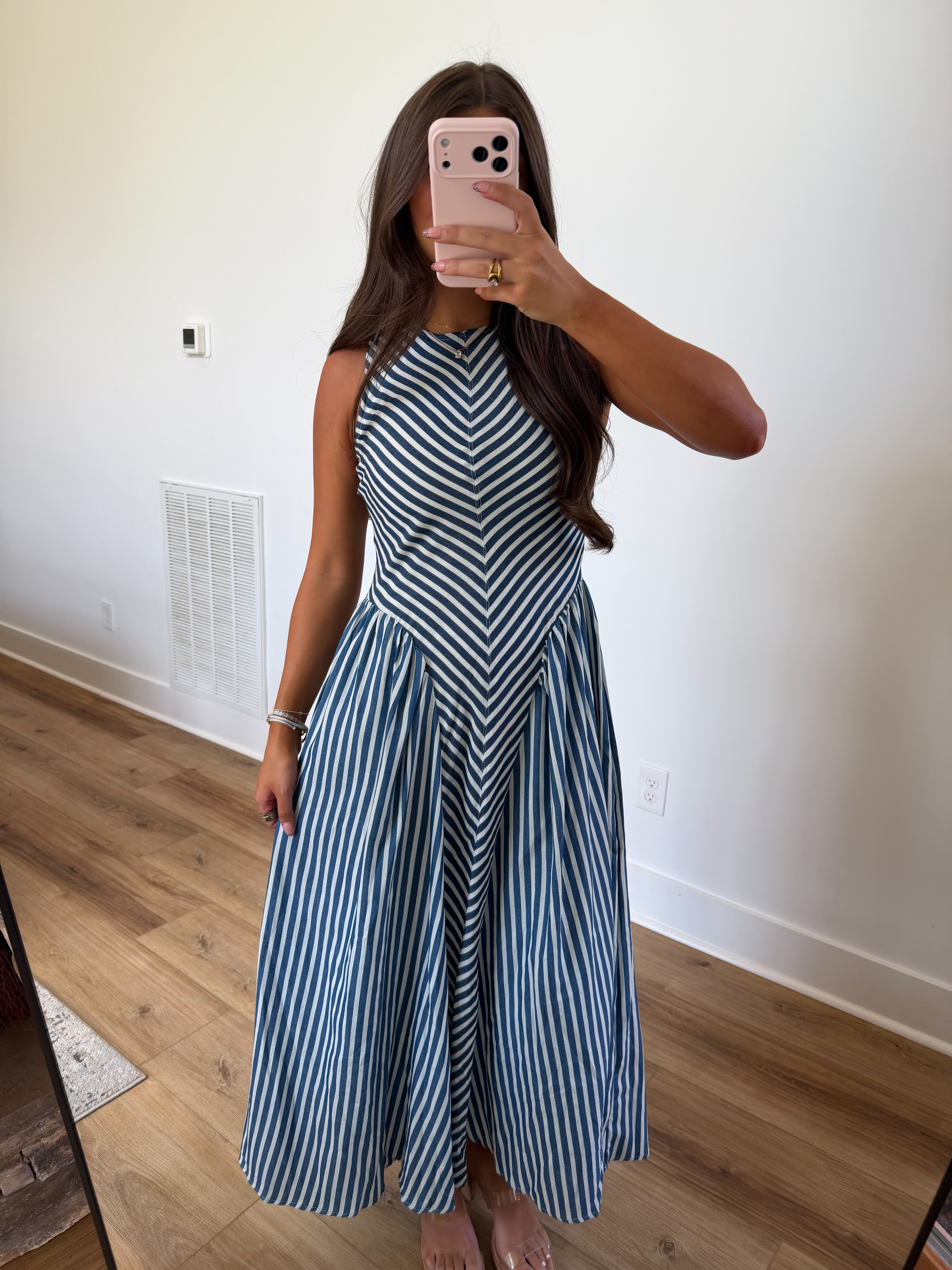 Denim Row Maxi