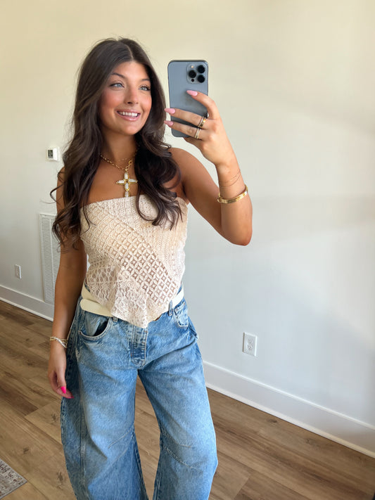 Lace Bandana Top