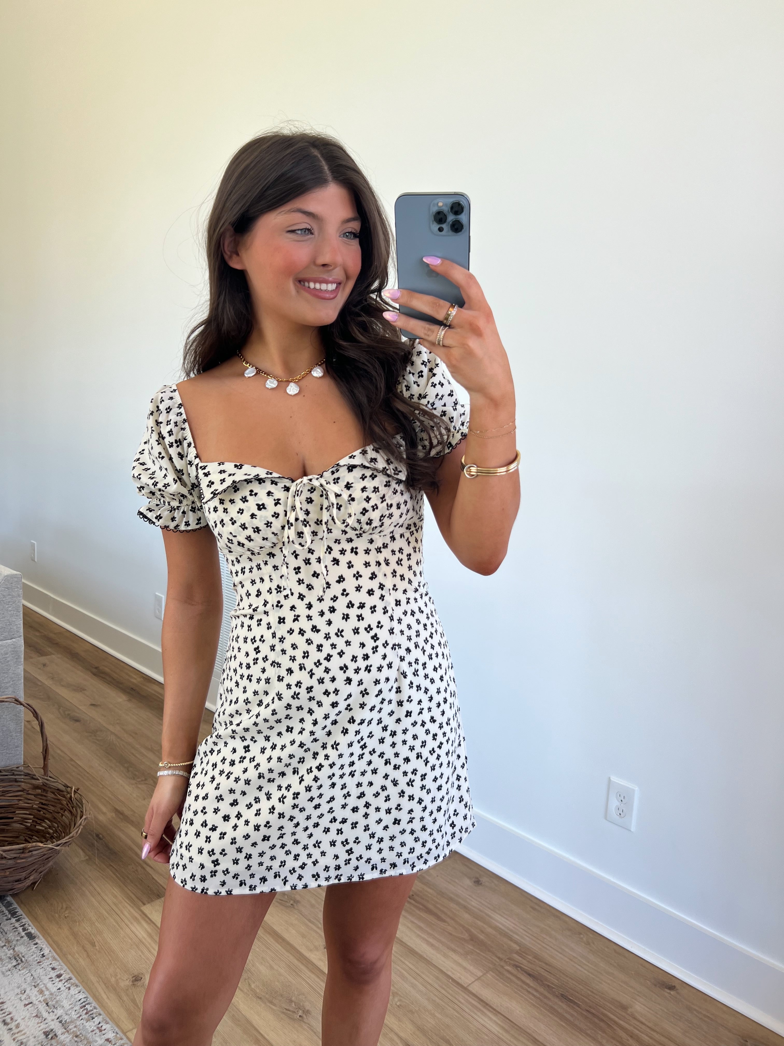 Ditsy Daisy Mini Dress