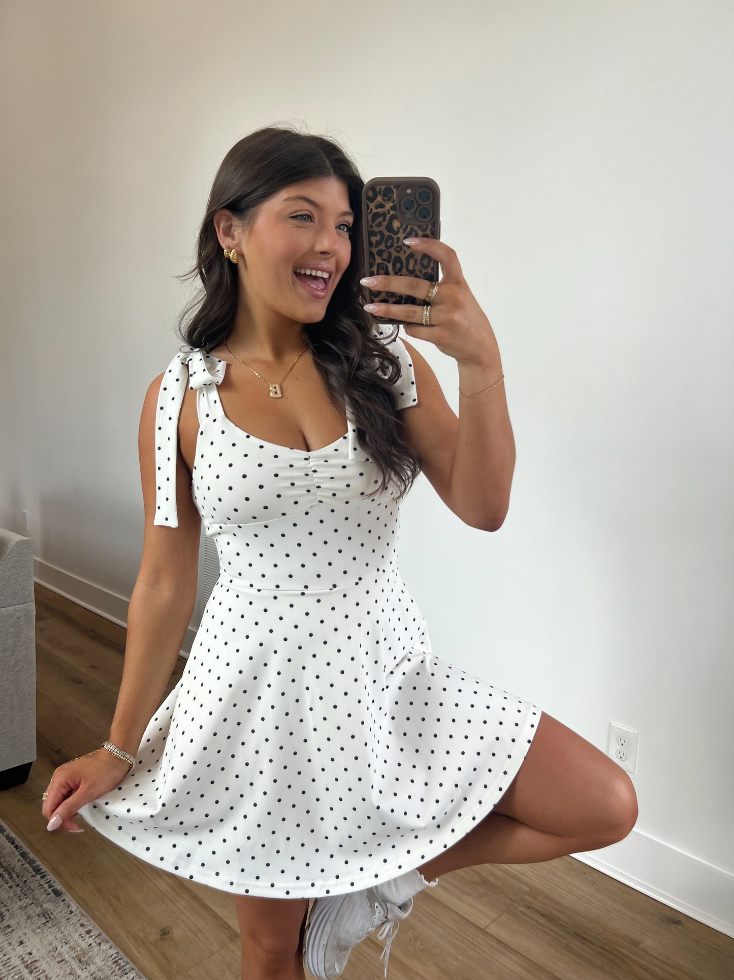 Polka Dot Motion Athletic Dress