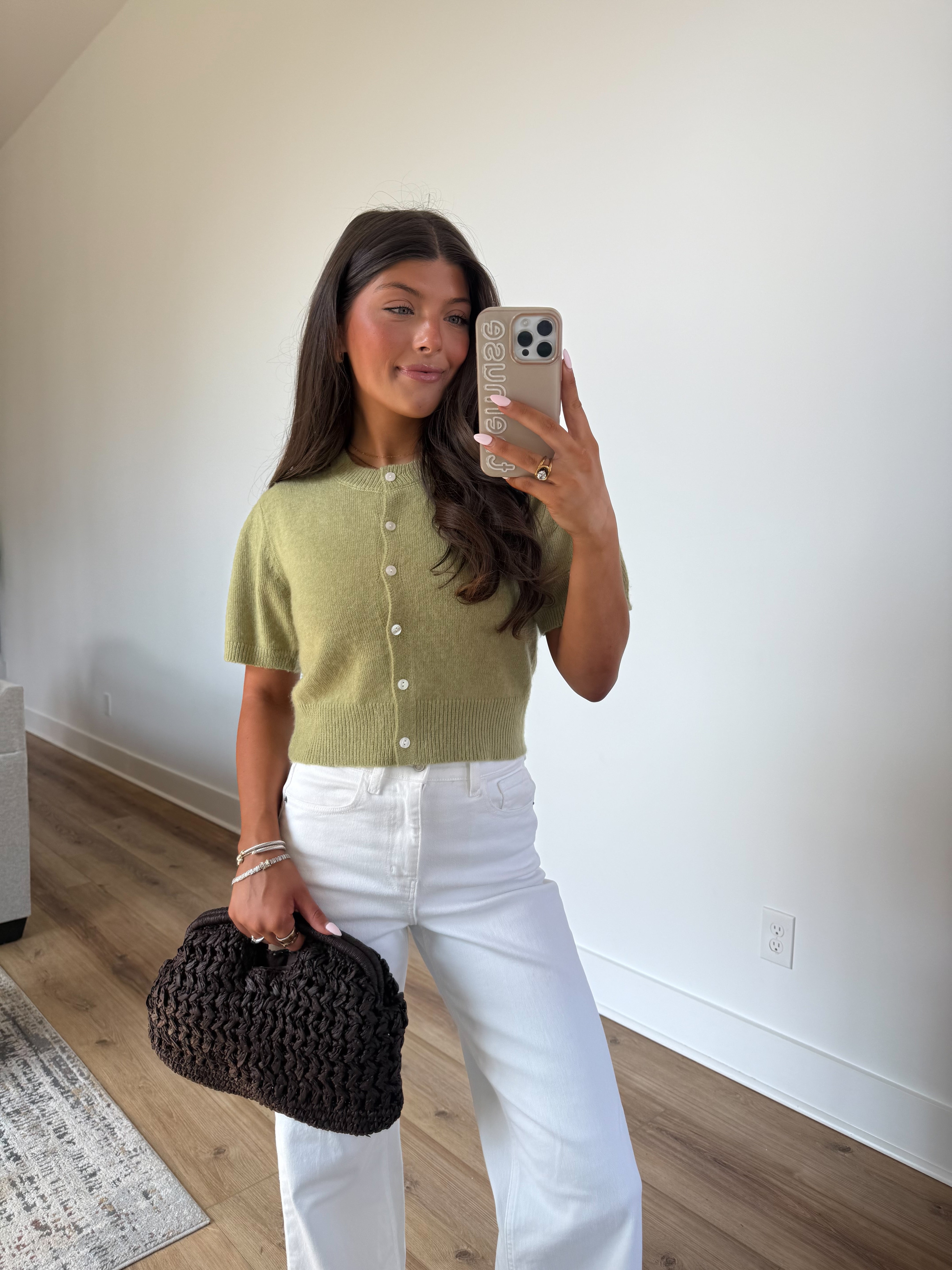 Green Knit Tee