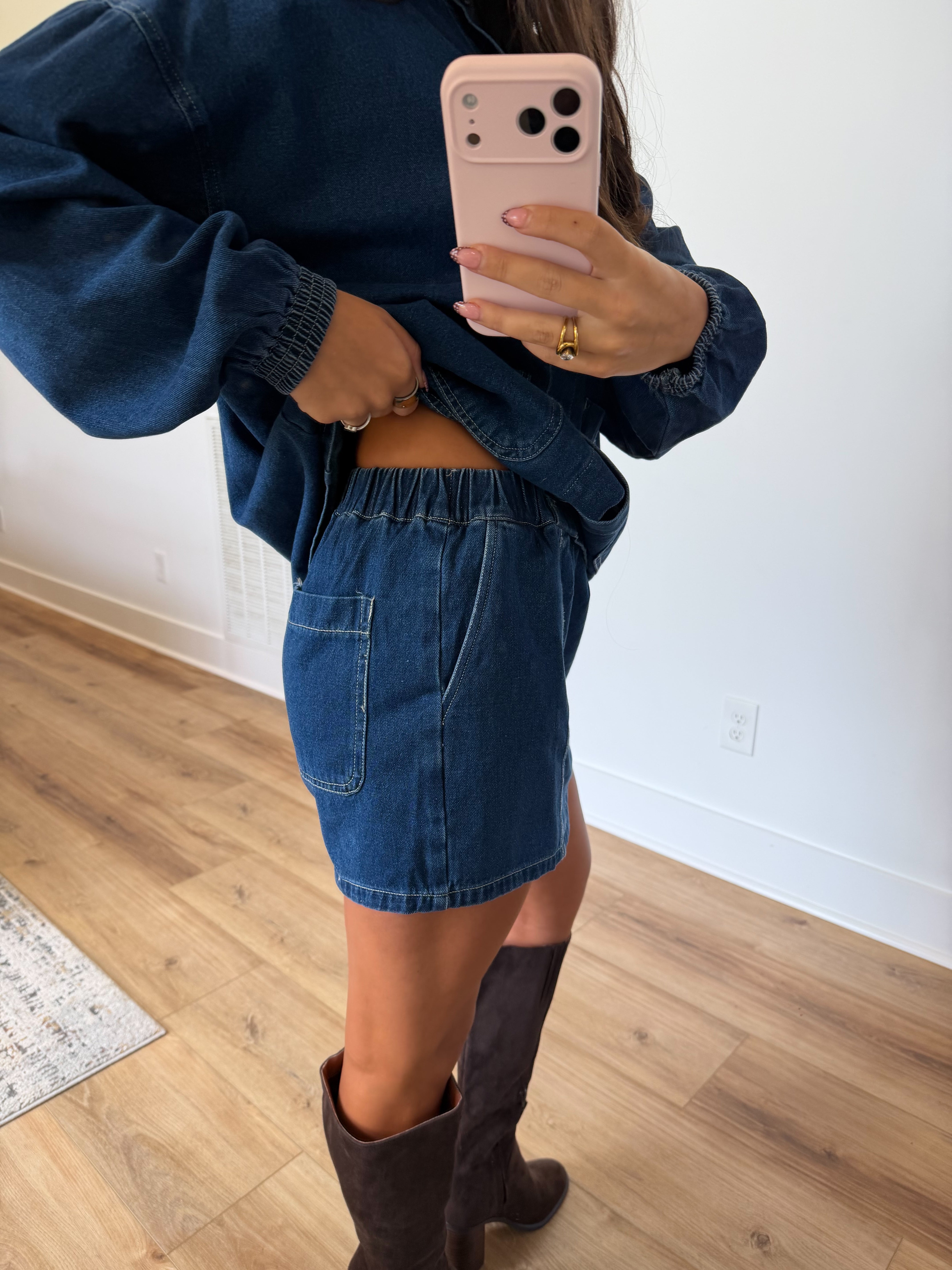 The Penny Denim Set (Classic Blue)