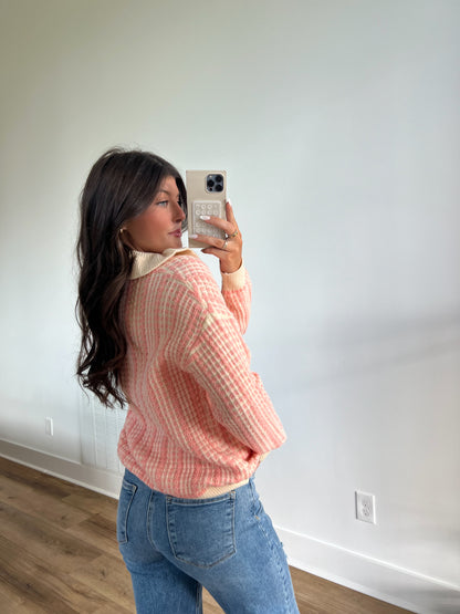 Baby Pink Button Blouse