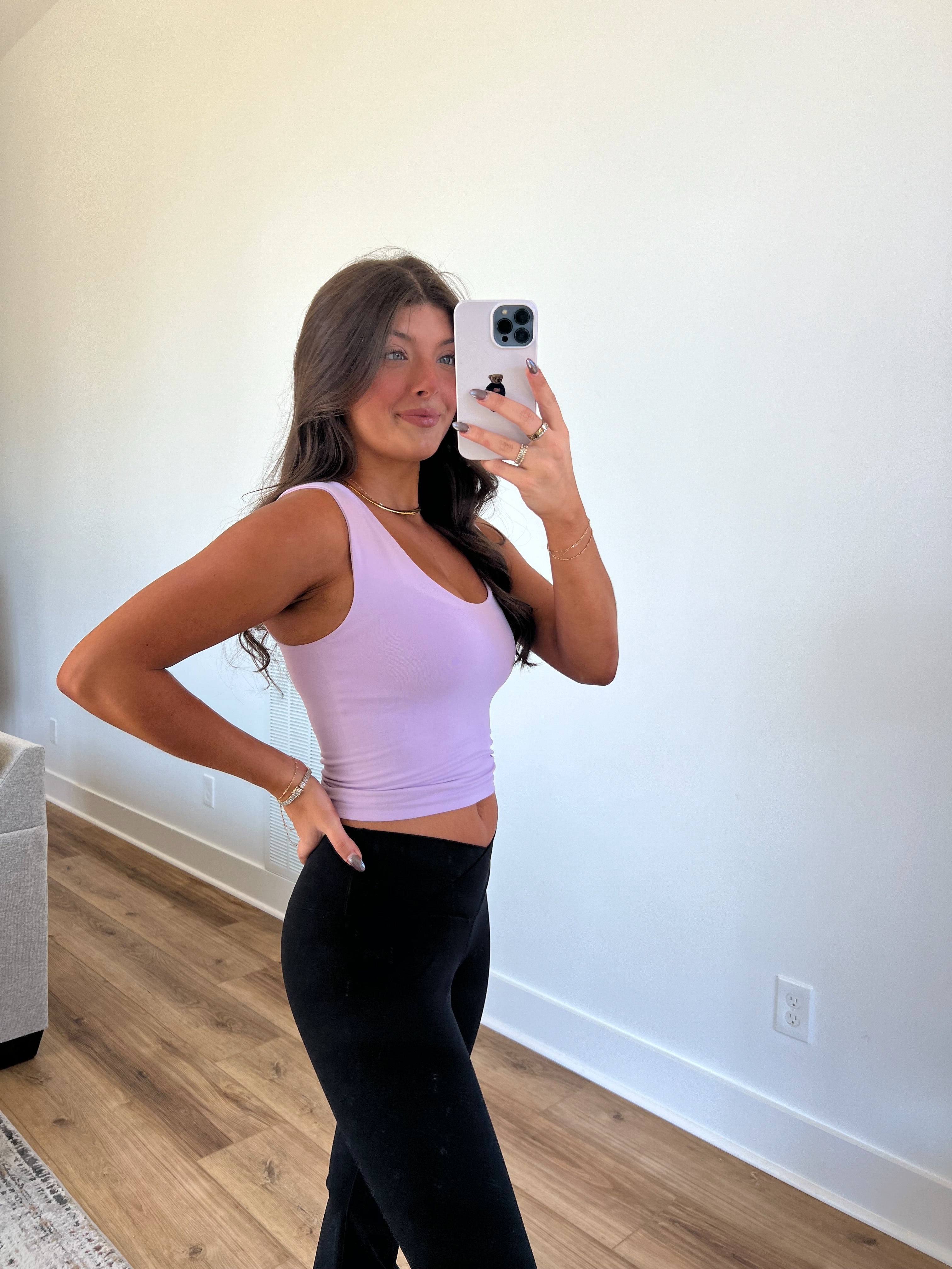(Hyacinth) Double Lined Seamless Tank (Restock)