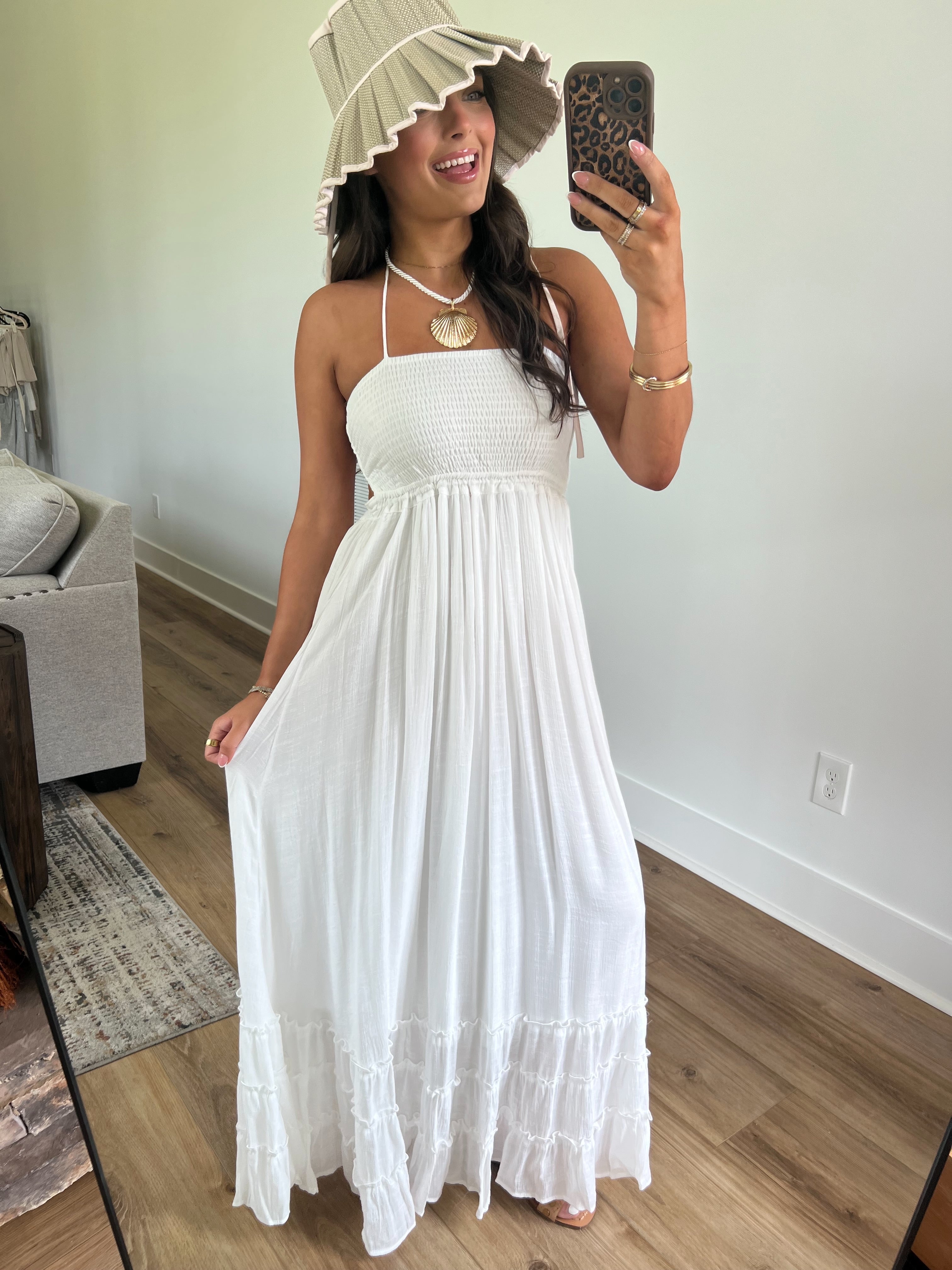 White Breezy Escape Halter