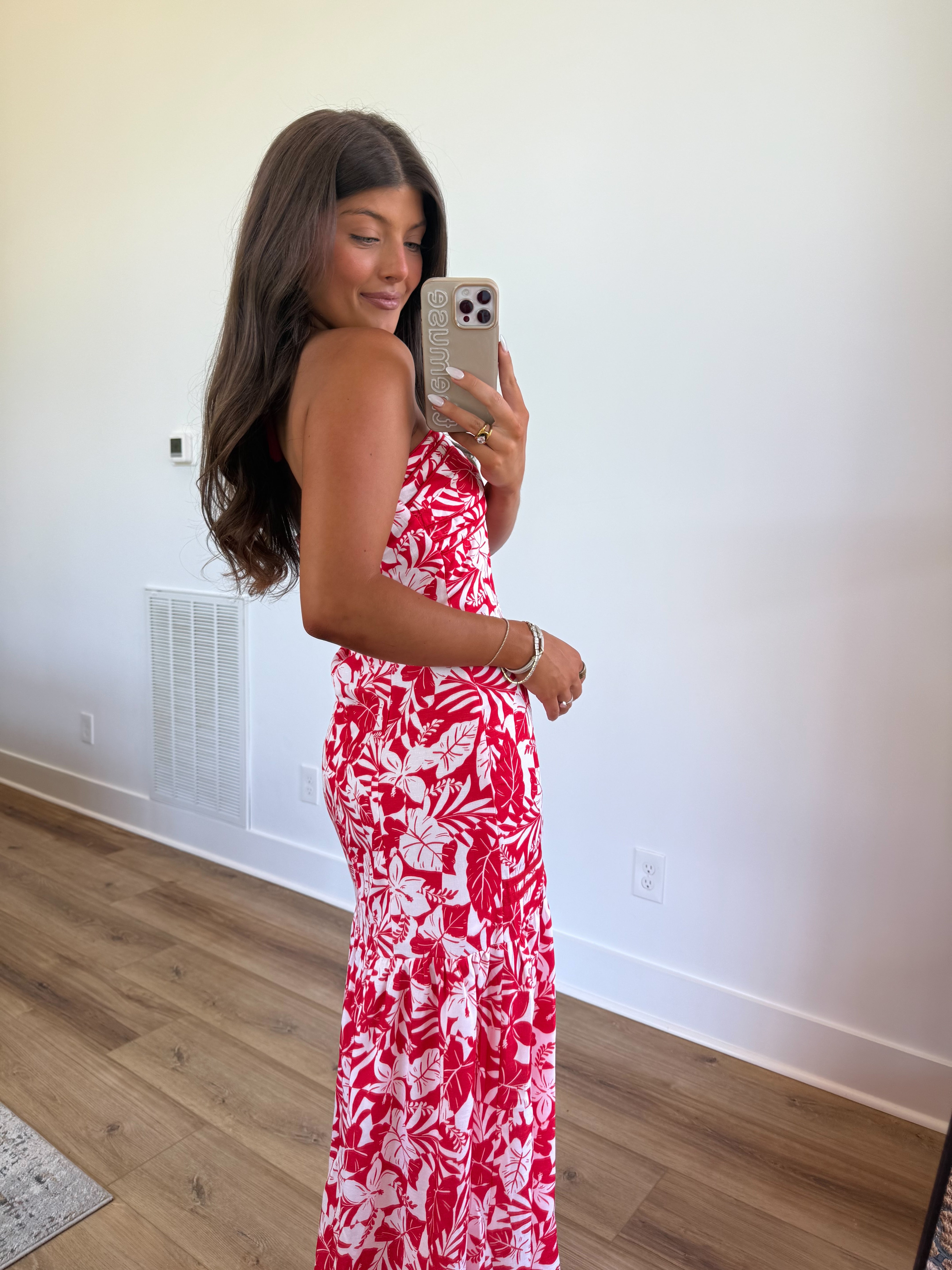 Red Tropics Dress