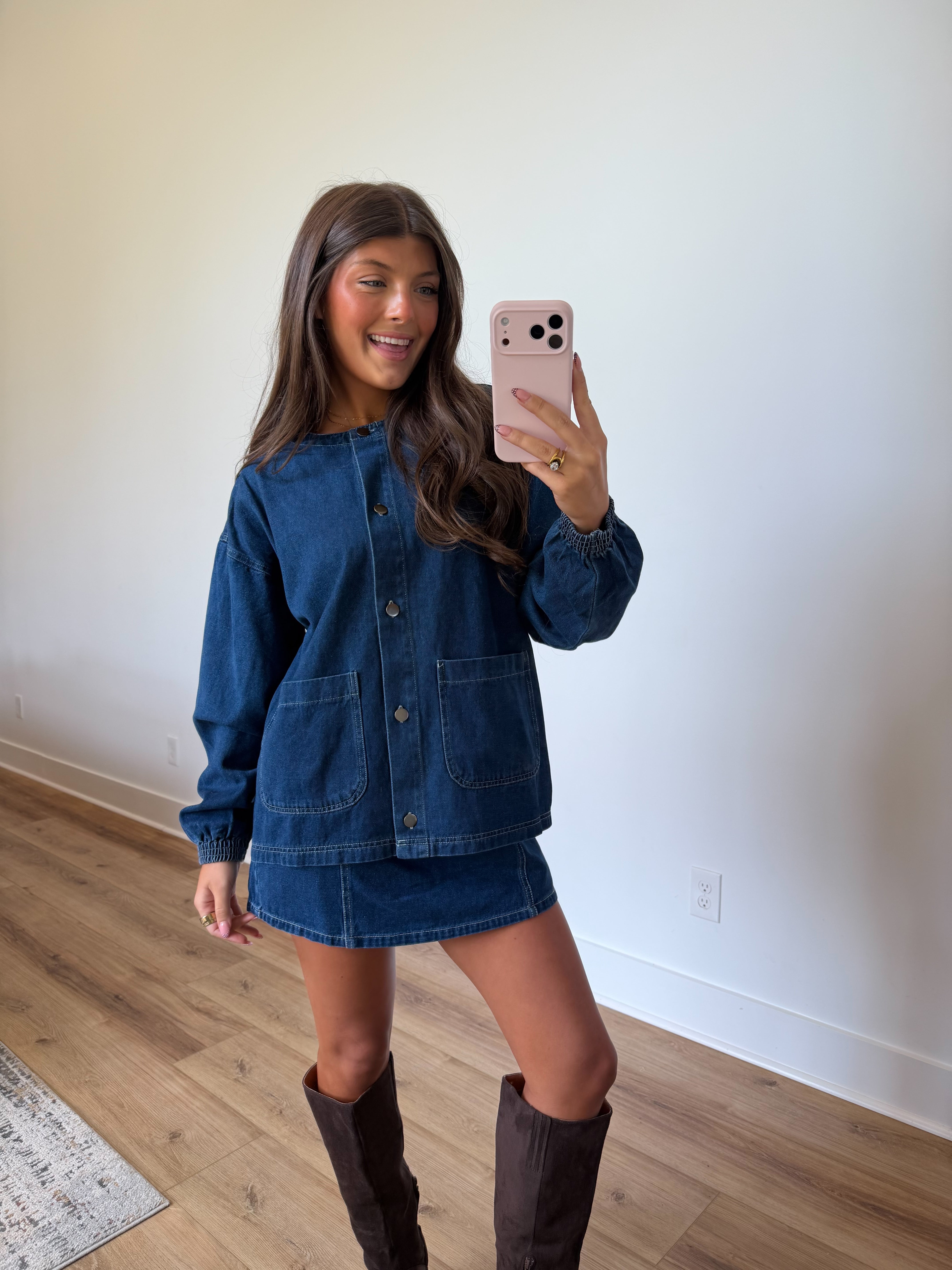 The Penny Denim Set (Classic Blue)