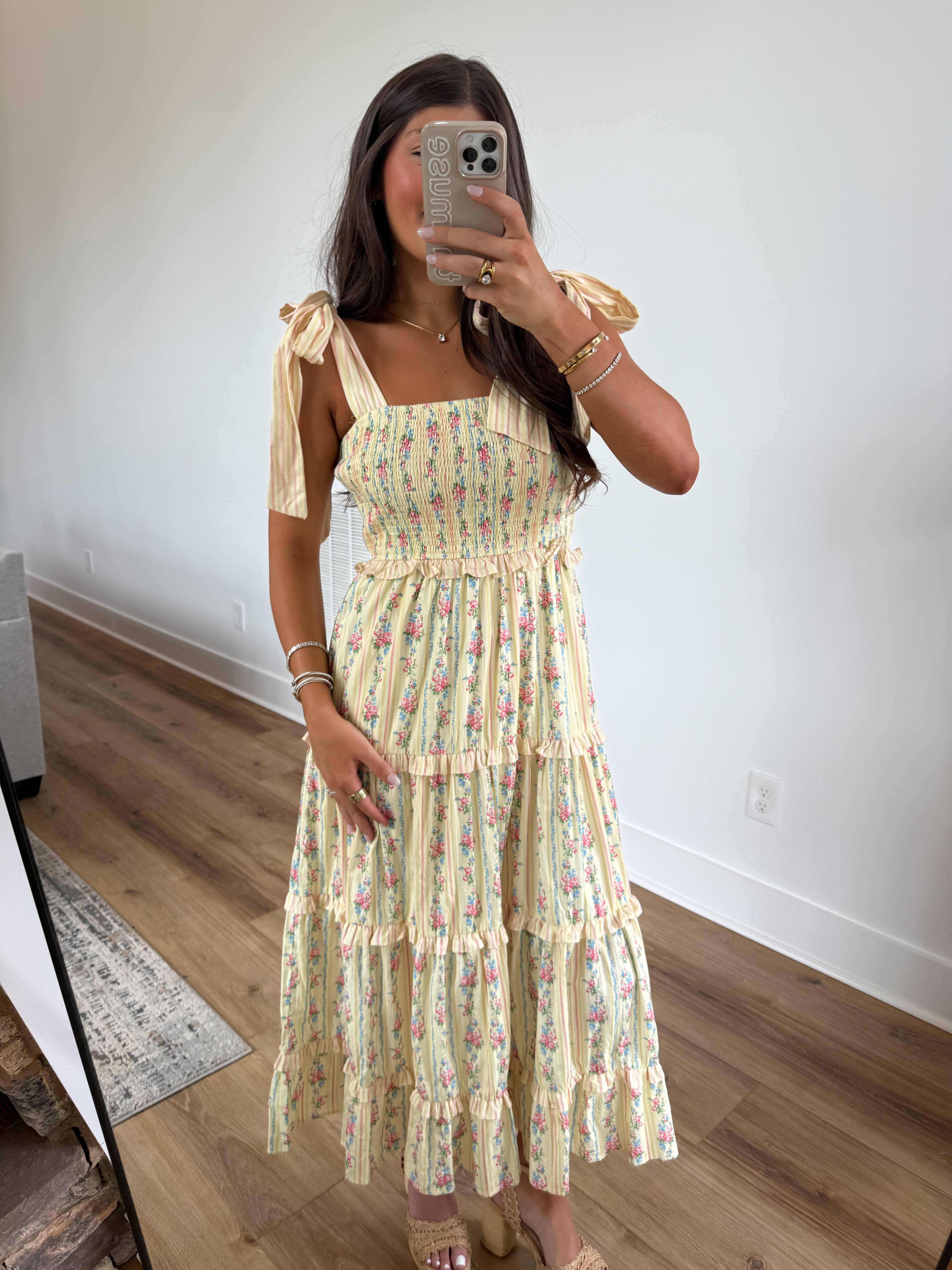 Caroline Tie Sleeve Dress