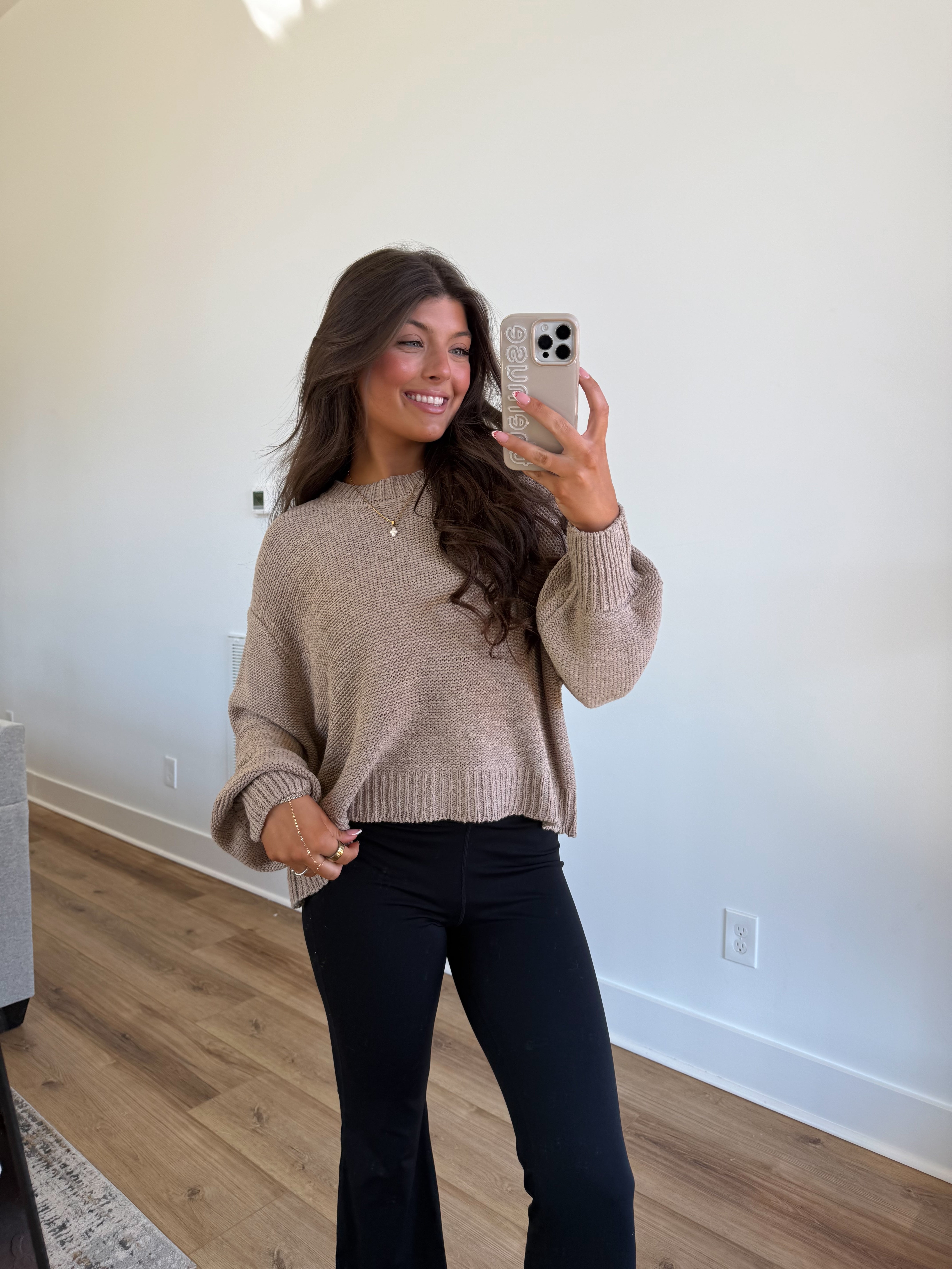 Essential Knit Sweater (Mocha)