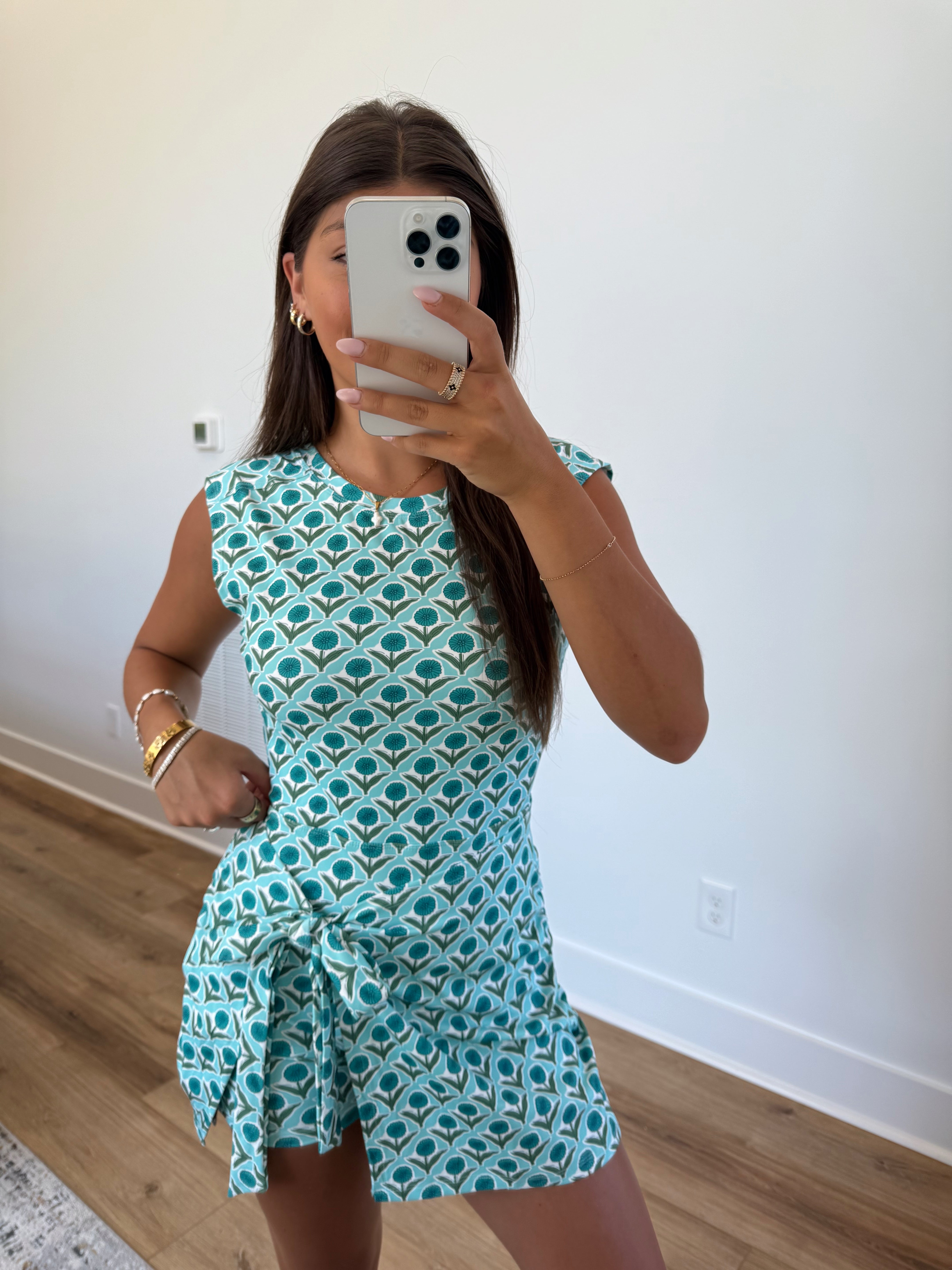 Retro Bloom Wrap Romper