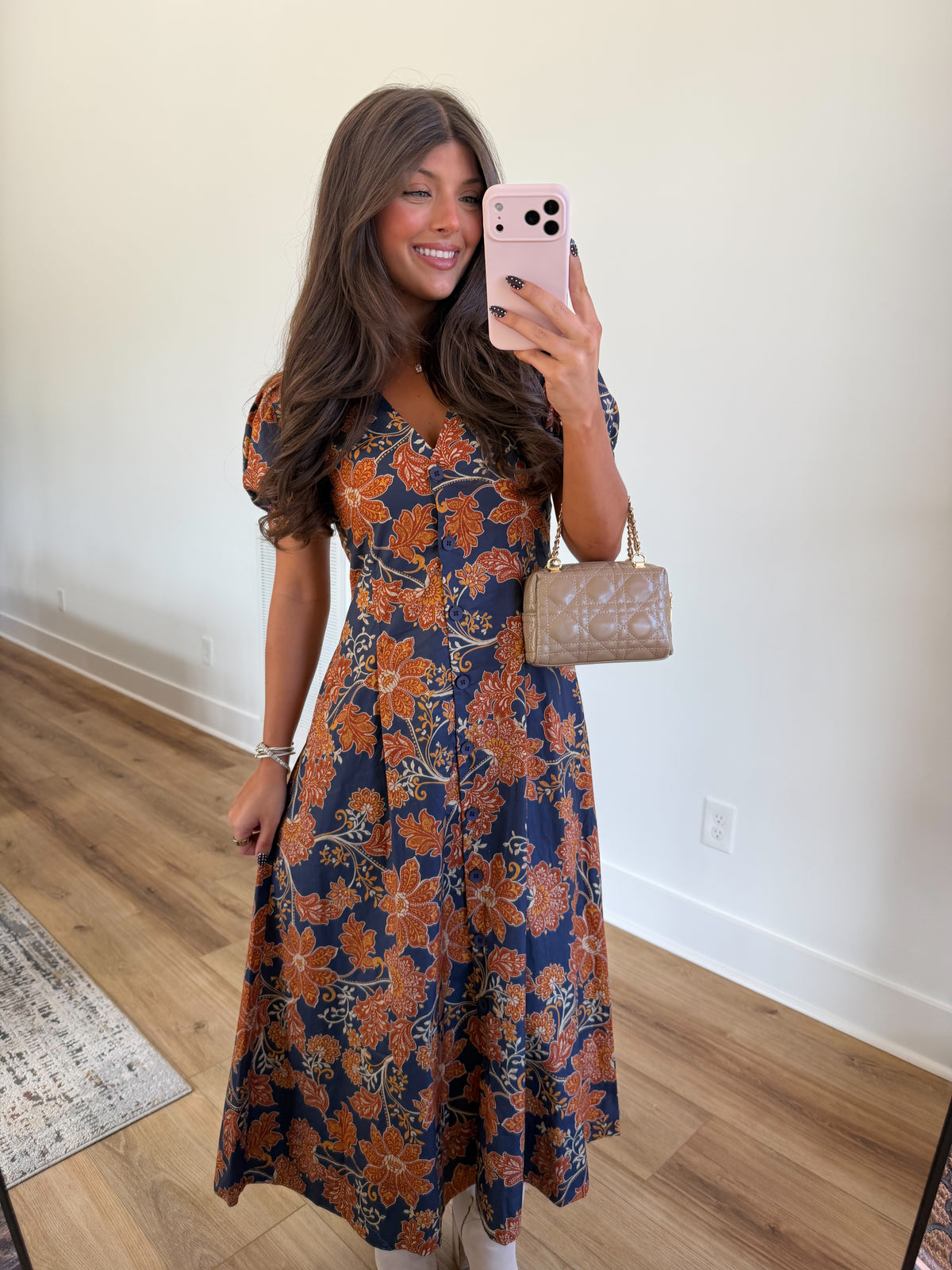 Sienna Floral Midi Dress