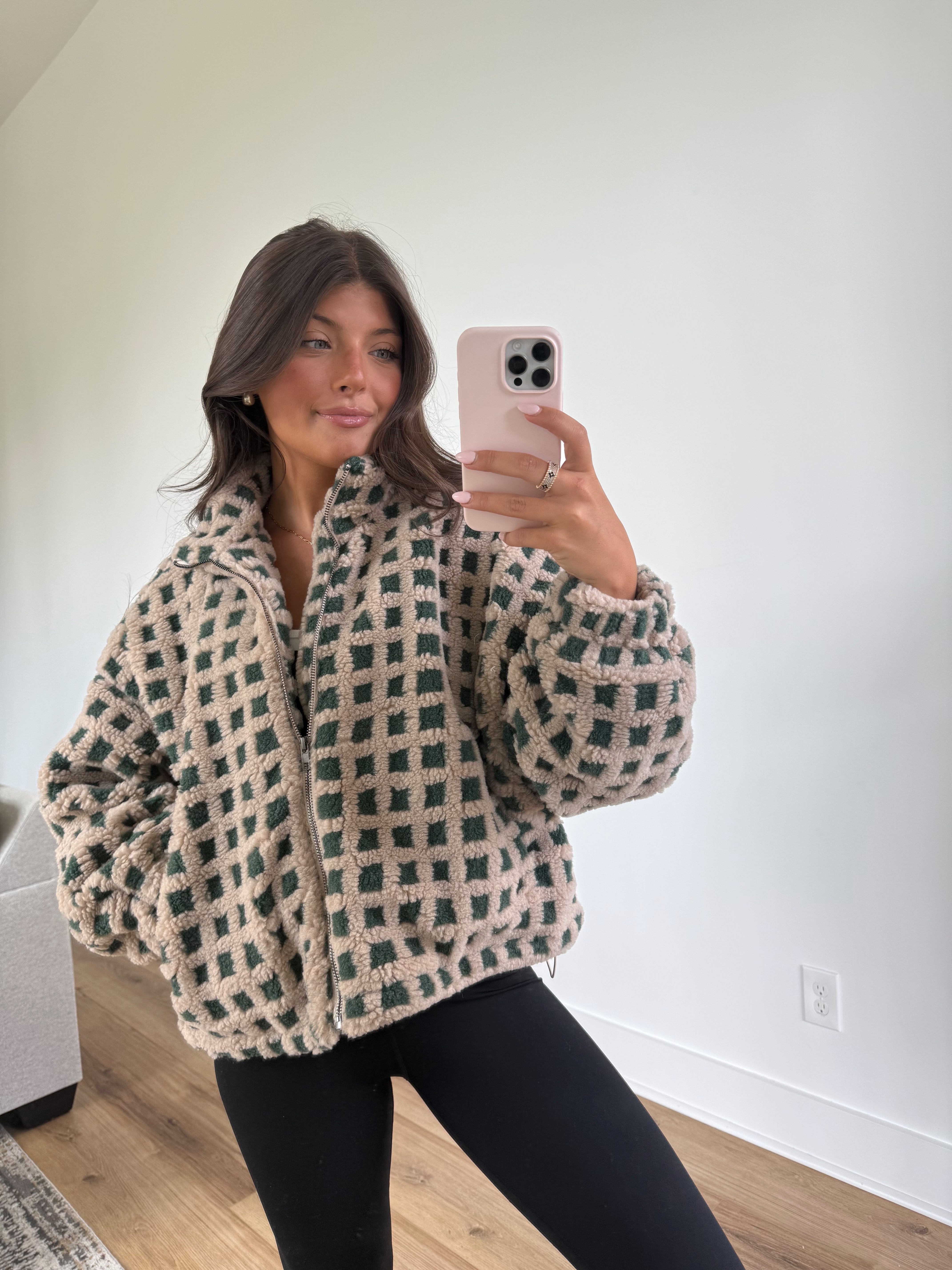 Evergreen Check Fleece