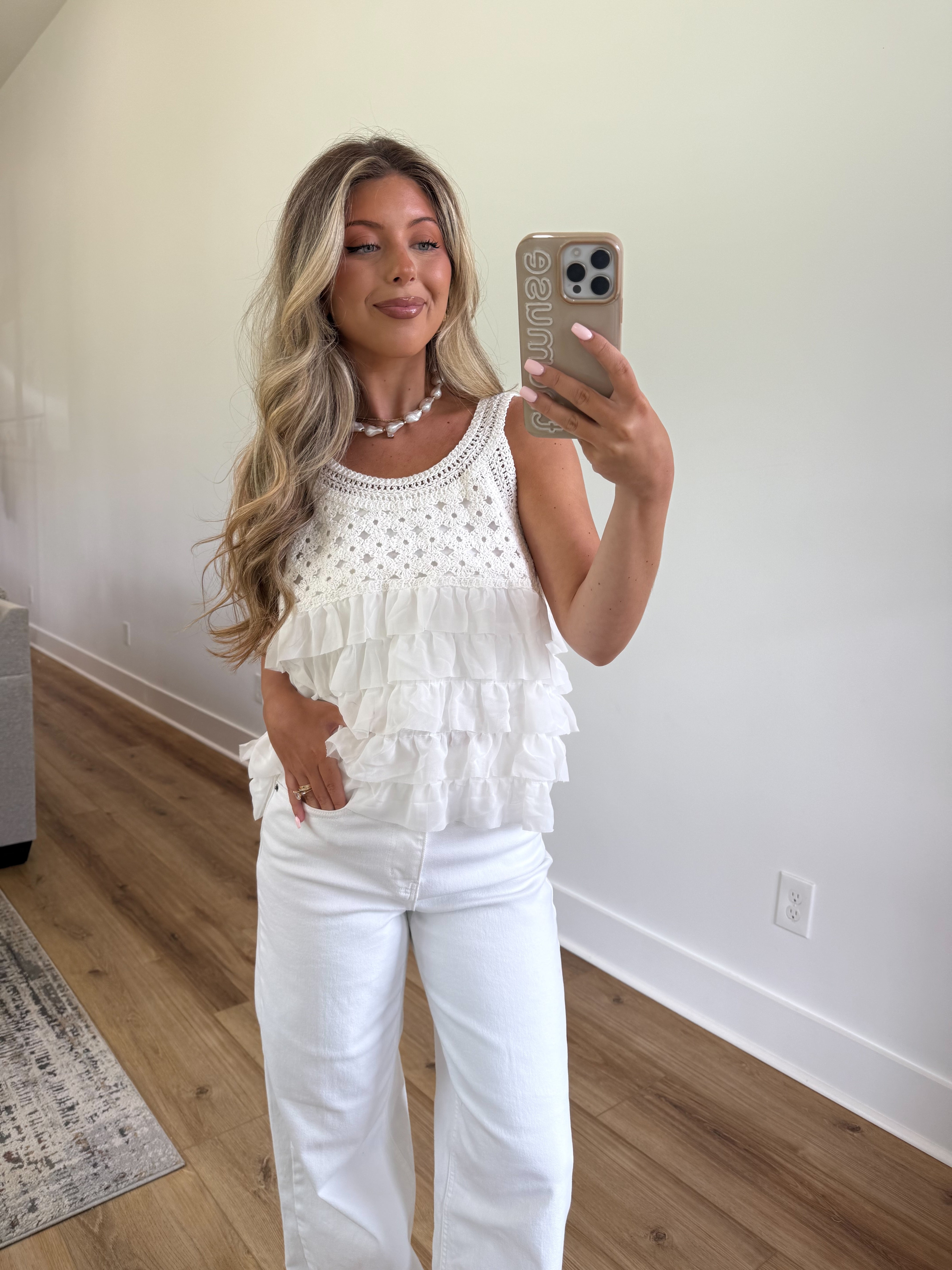 Molly Ruffle Top