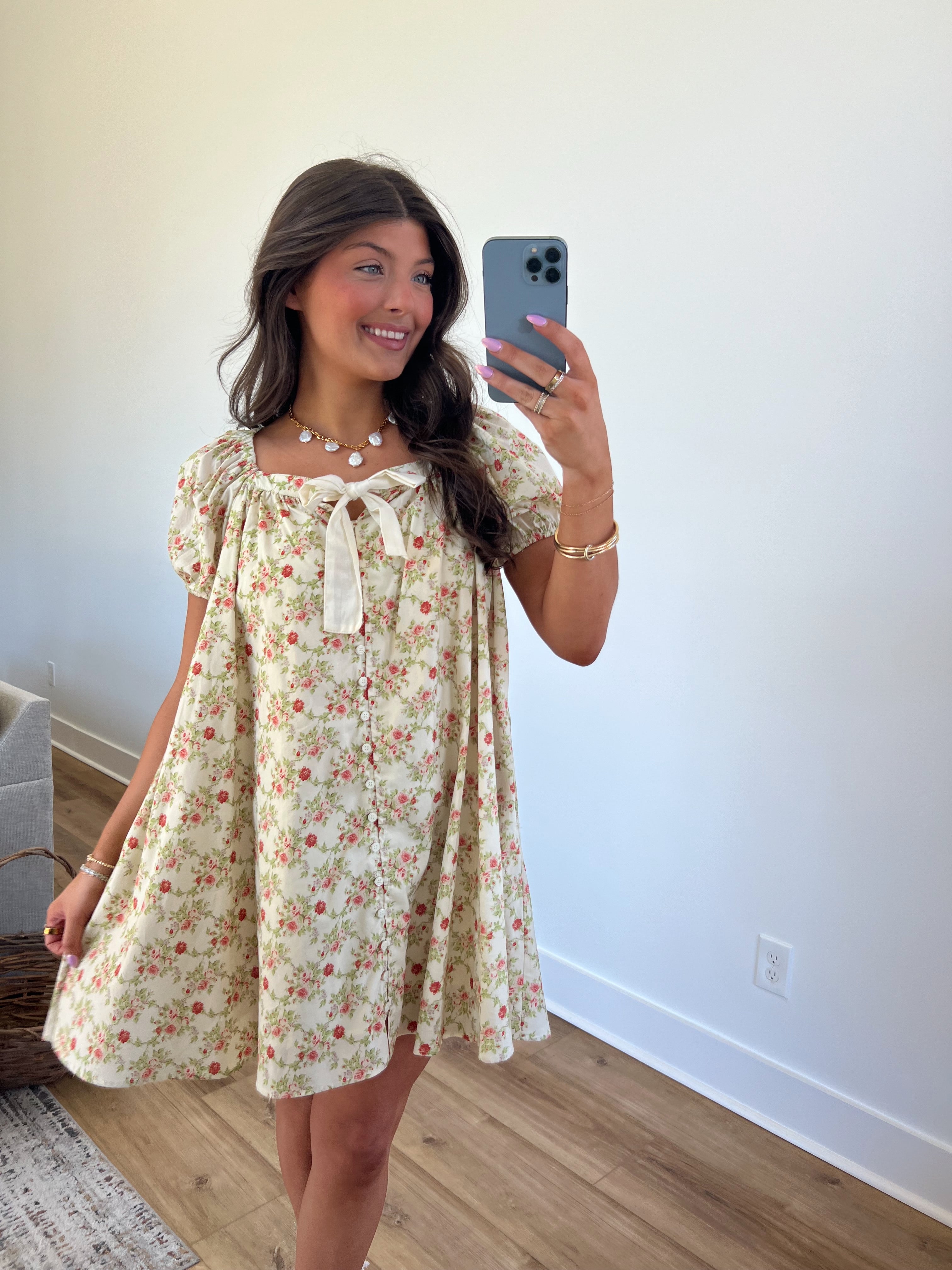 Antique Rose Mini Dress