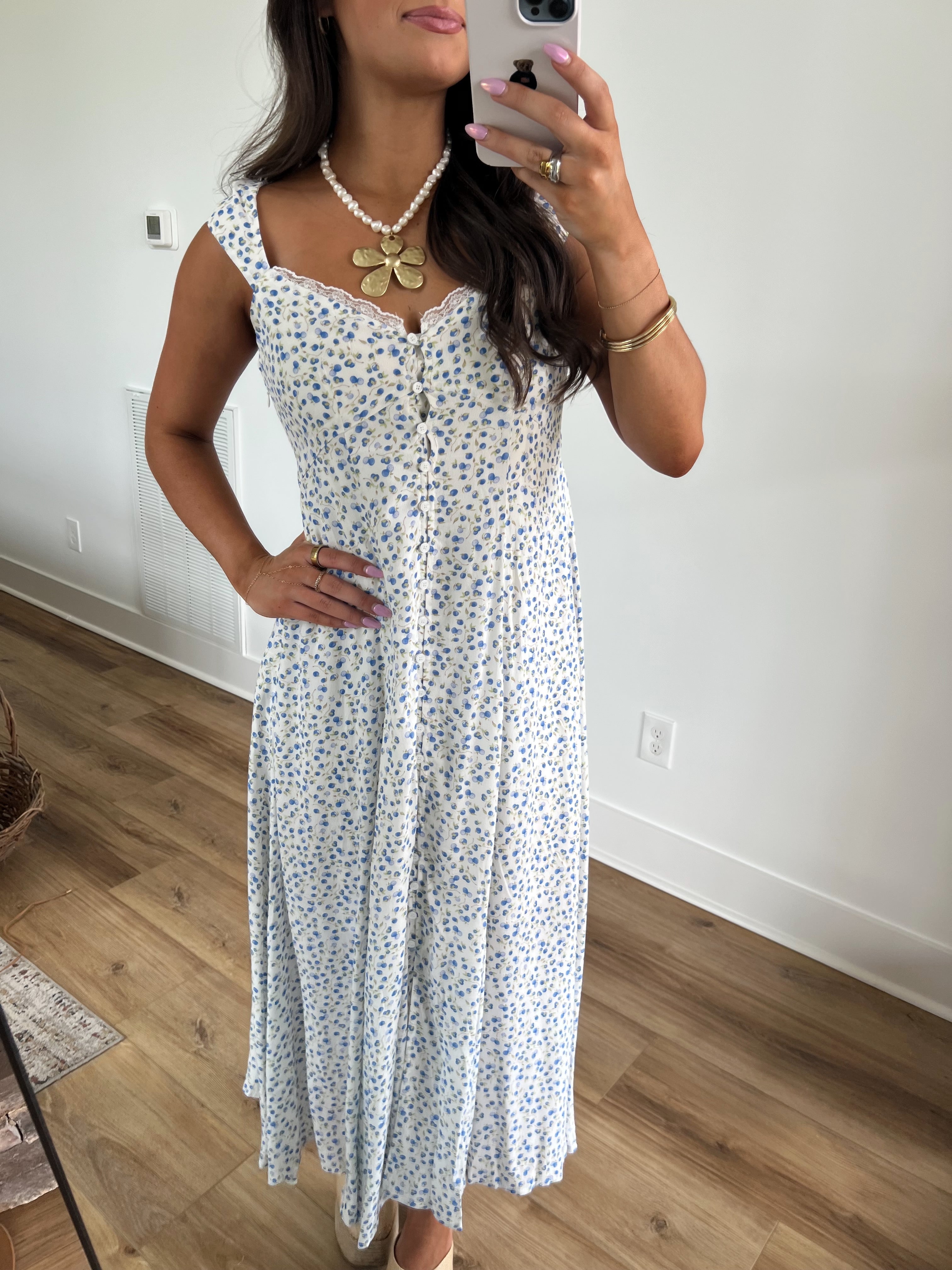 Diana Day Dress (Blue)