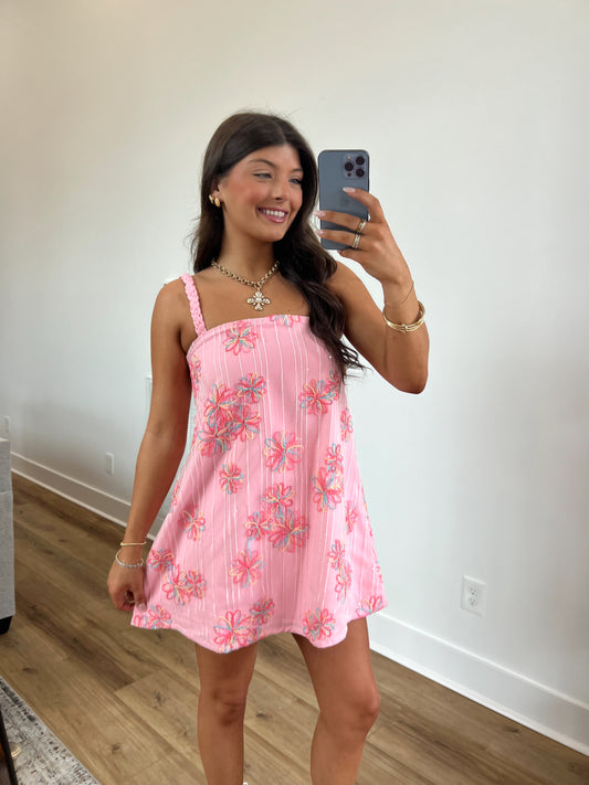 Pretty In Pink Flower Dress