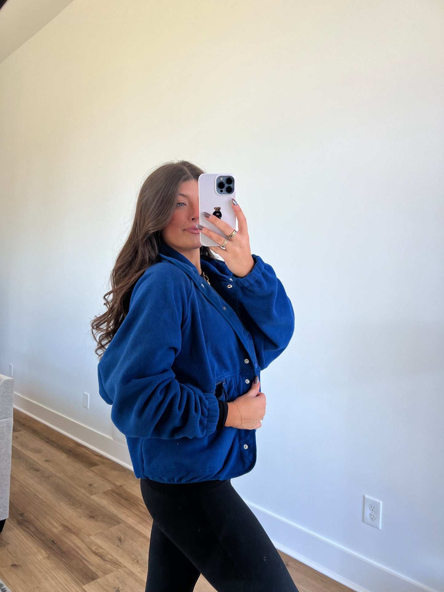 Royal Blue Fleece Jacket