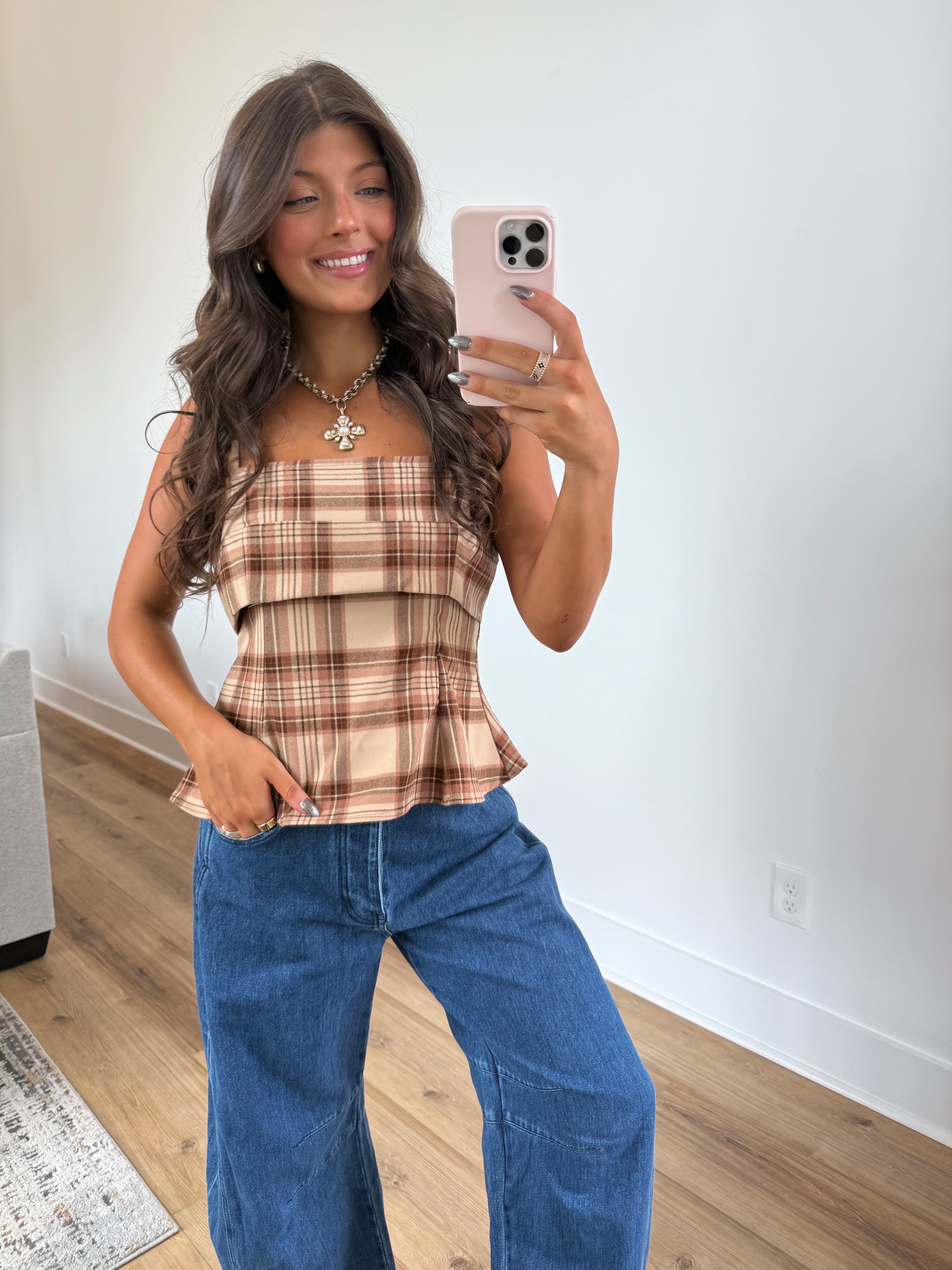 The Brielle Peplum Top