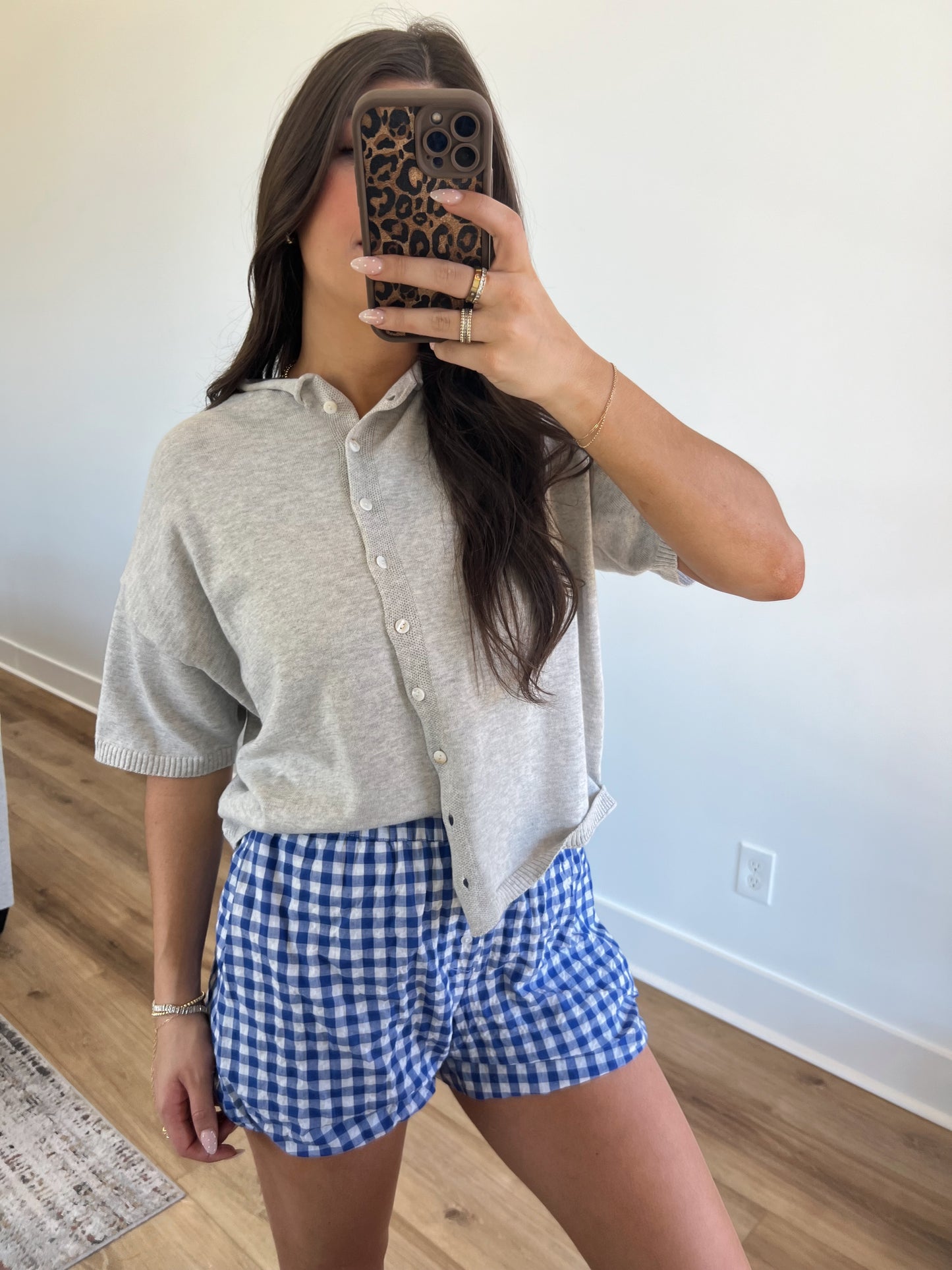 Heather Grey Light Weight Cardigan