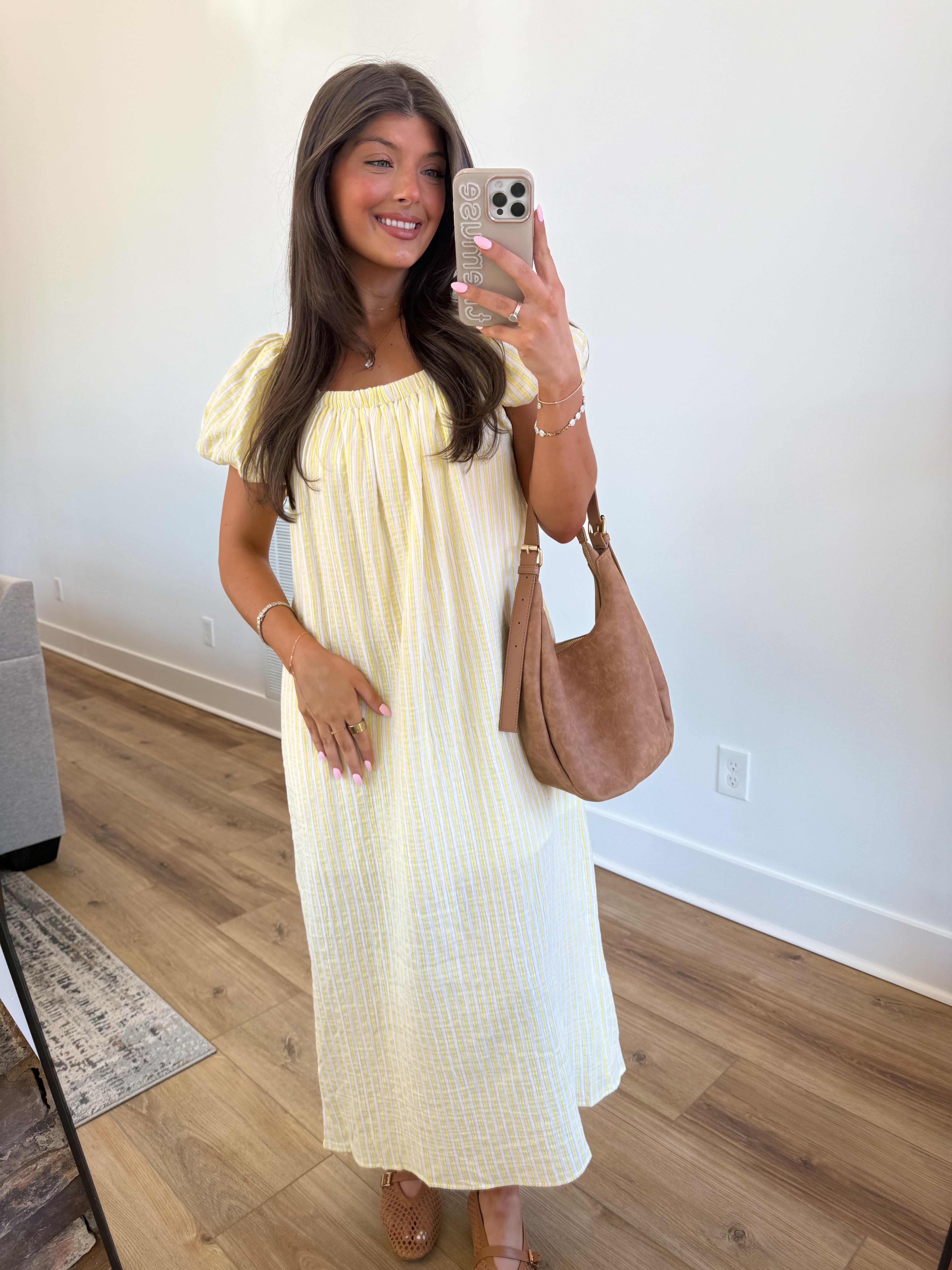 The Milly Dress (Lemon Gingham)