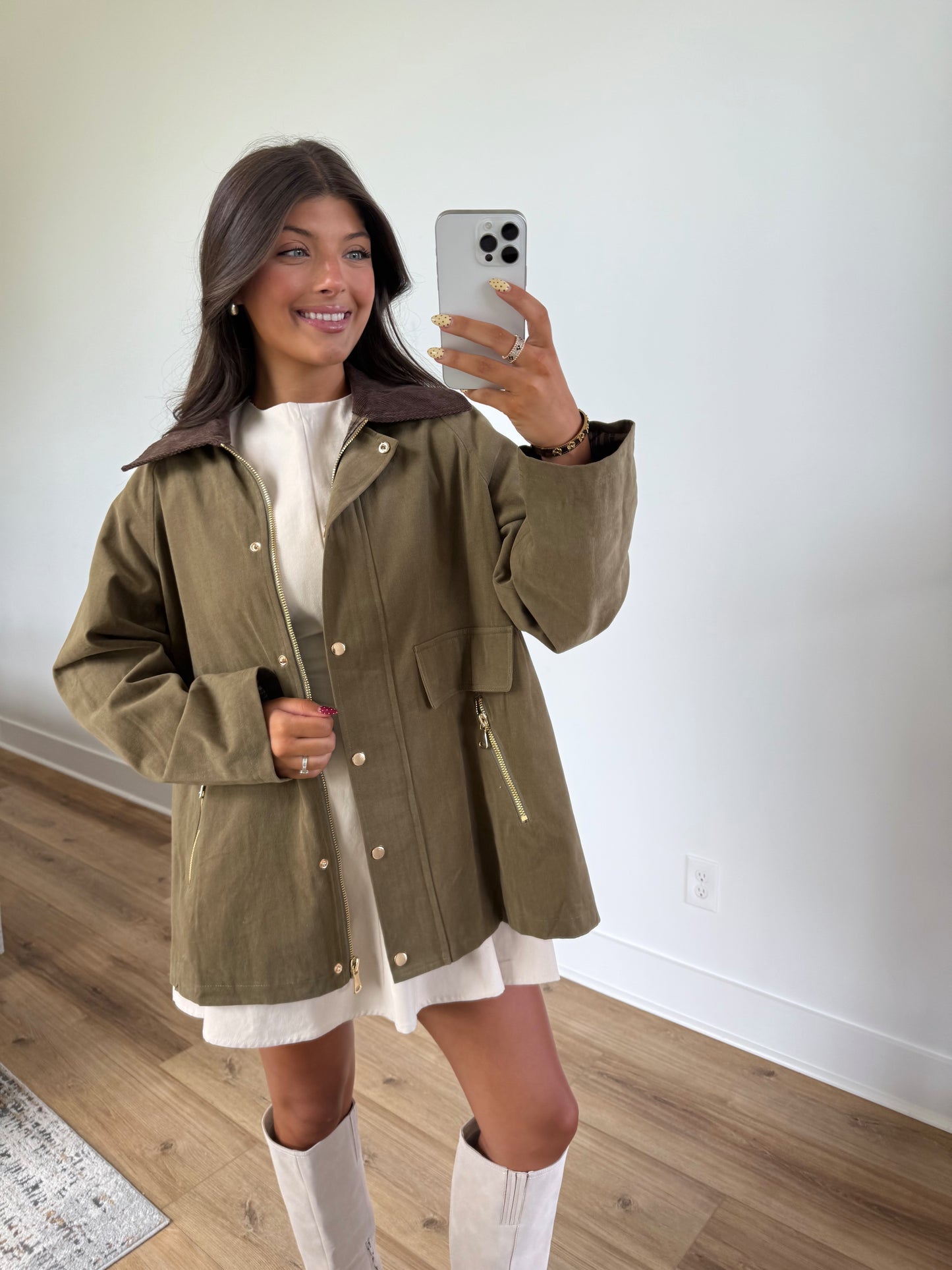 Green Barn Jacket (Plaid Inside)