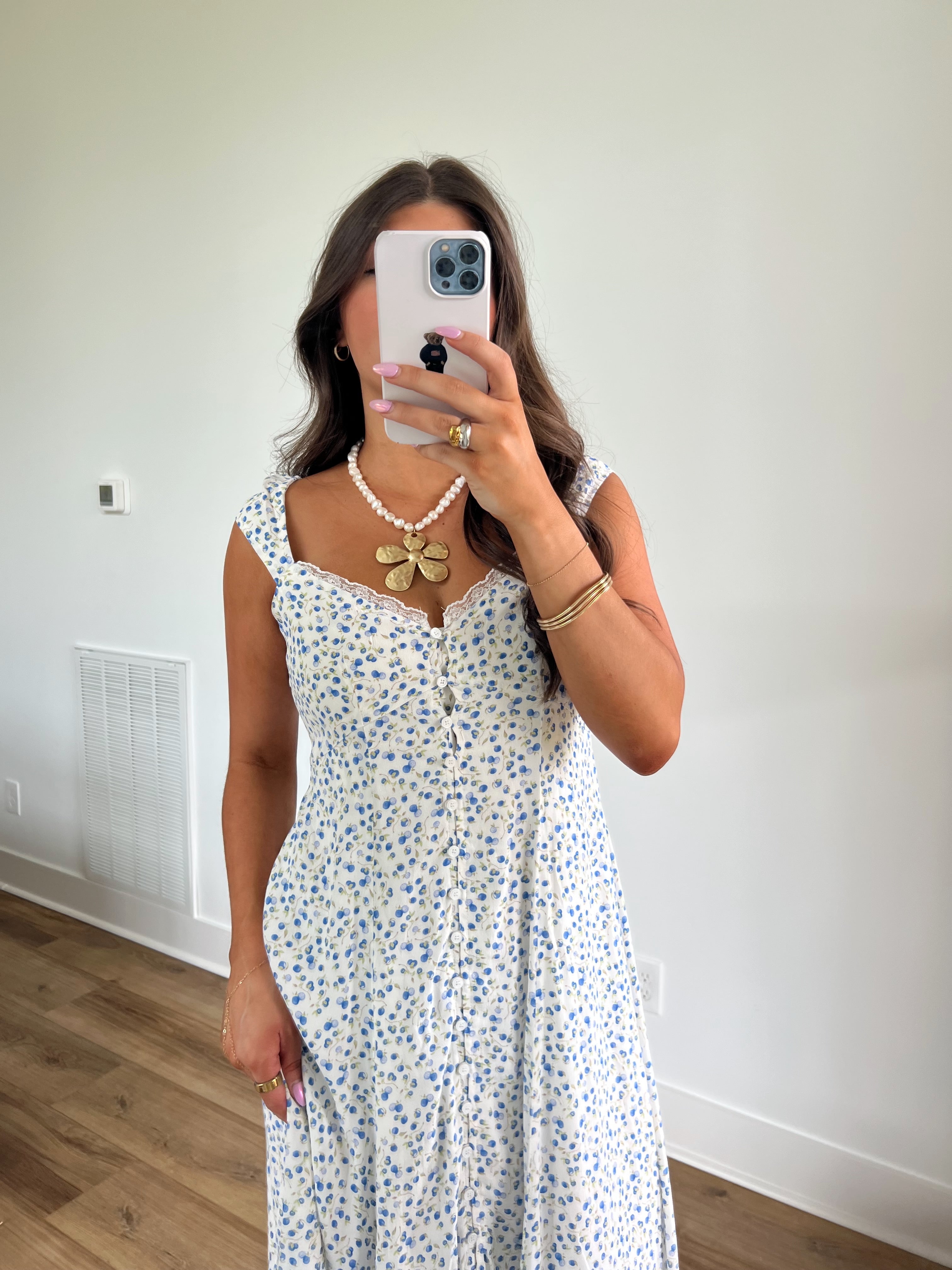 Diana Day Dress (Blue)