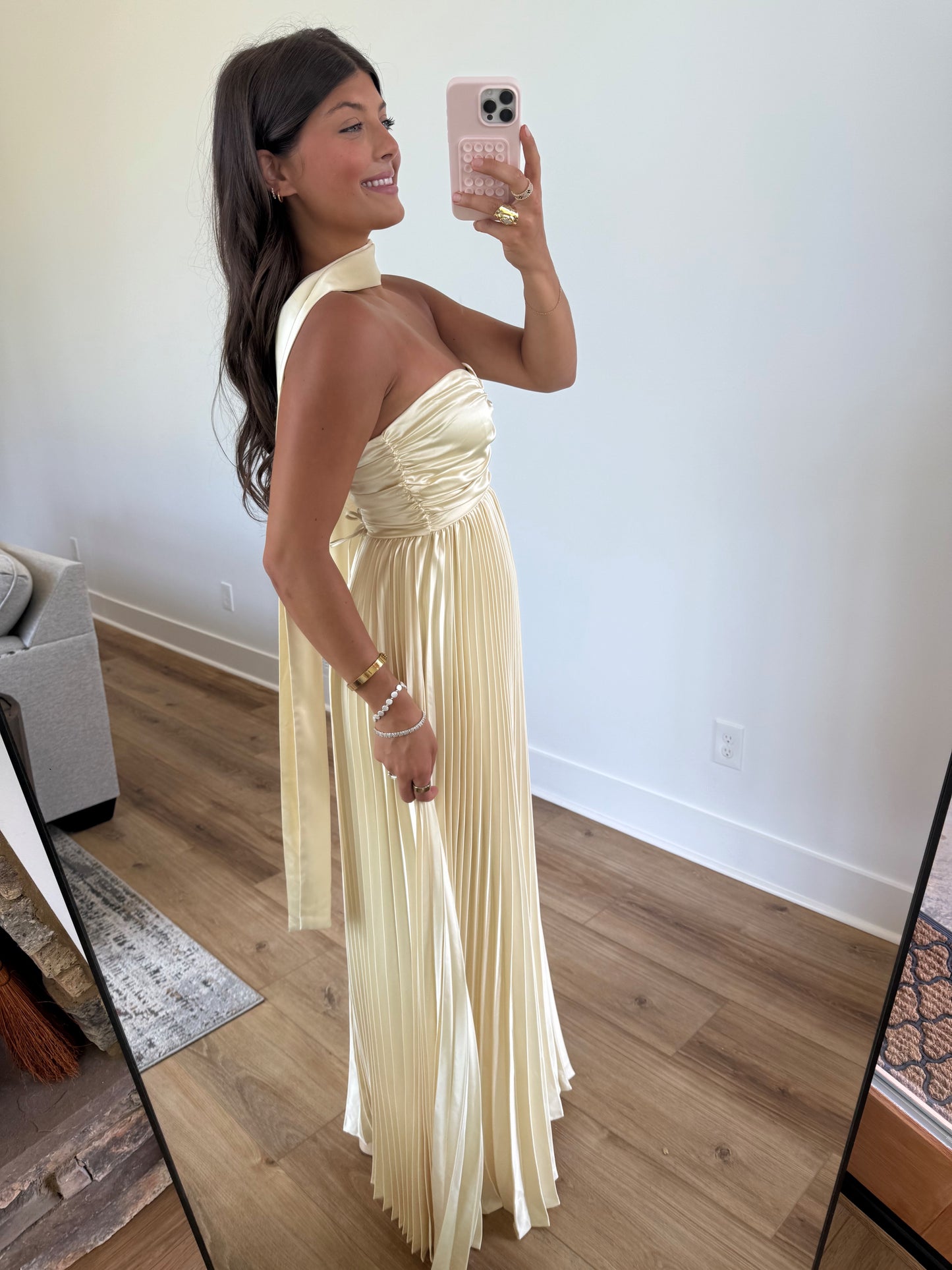 Sunbeam Drape Maxi Dress