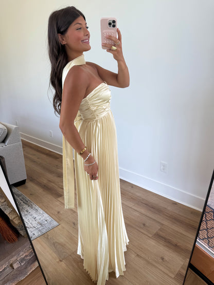 Sunbeam Drape Maxi Dress
