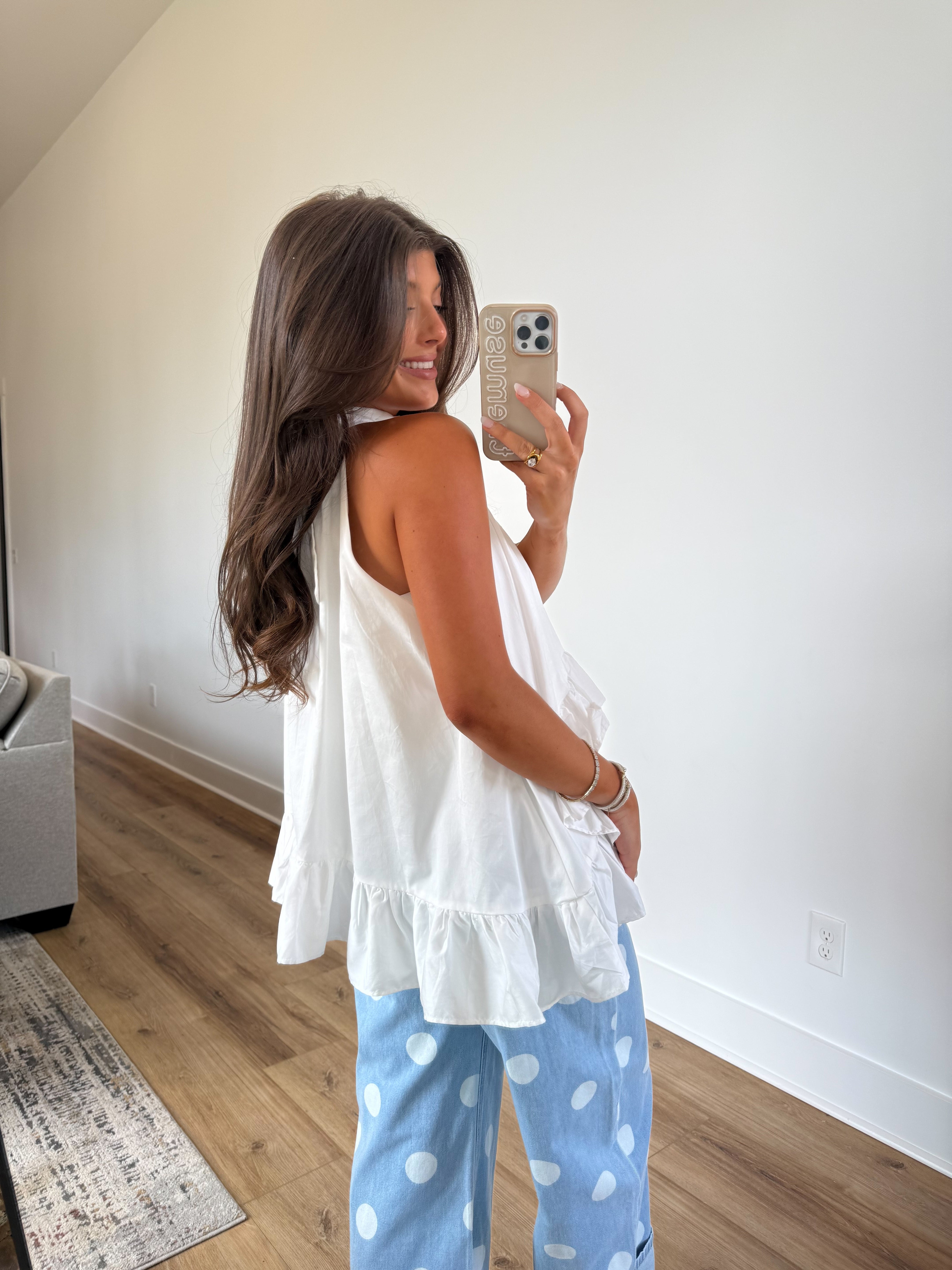 White Flow Top