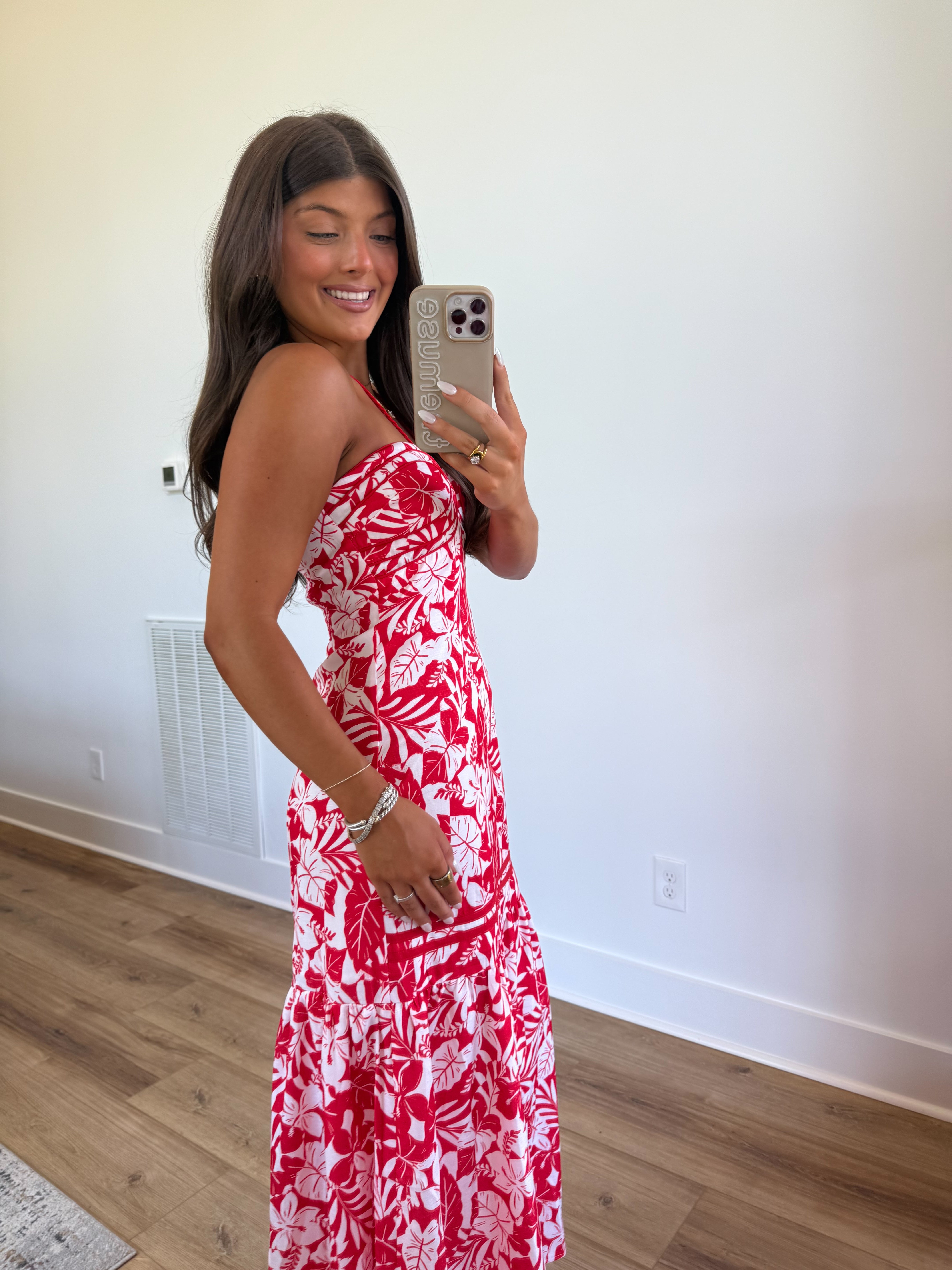 Red Tropics Dress
