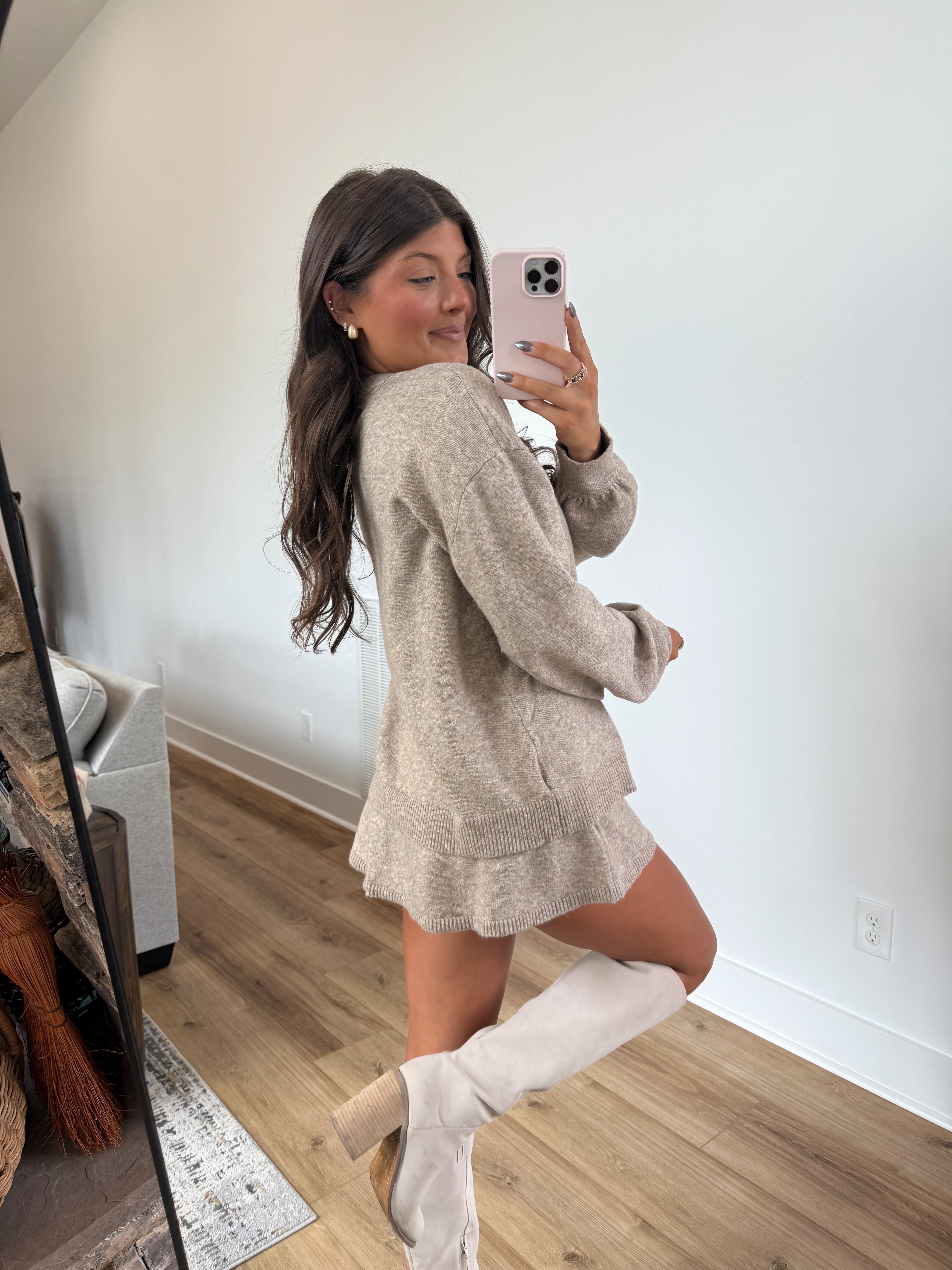 Charlotte Sweater Set (Beige)