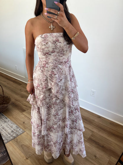 Fanci Ruffle Floral Dress