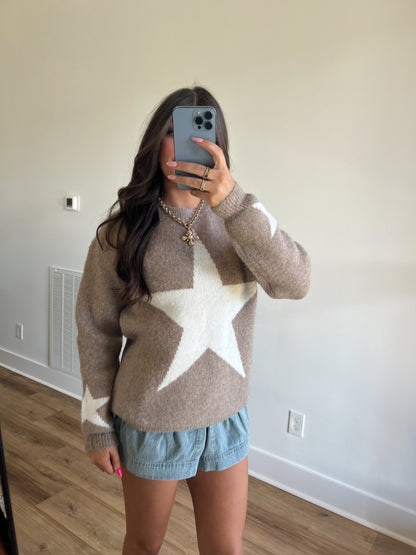 Latte Star Sweater