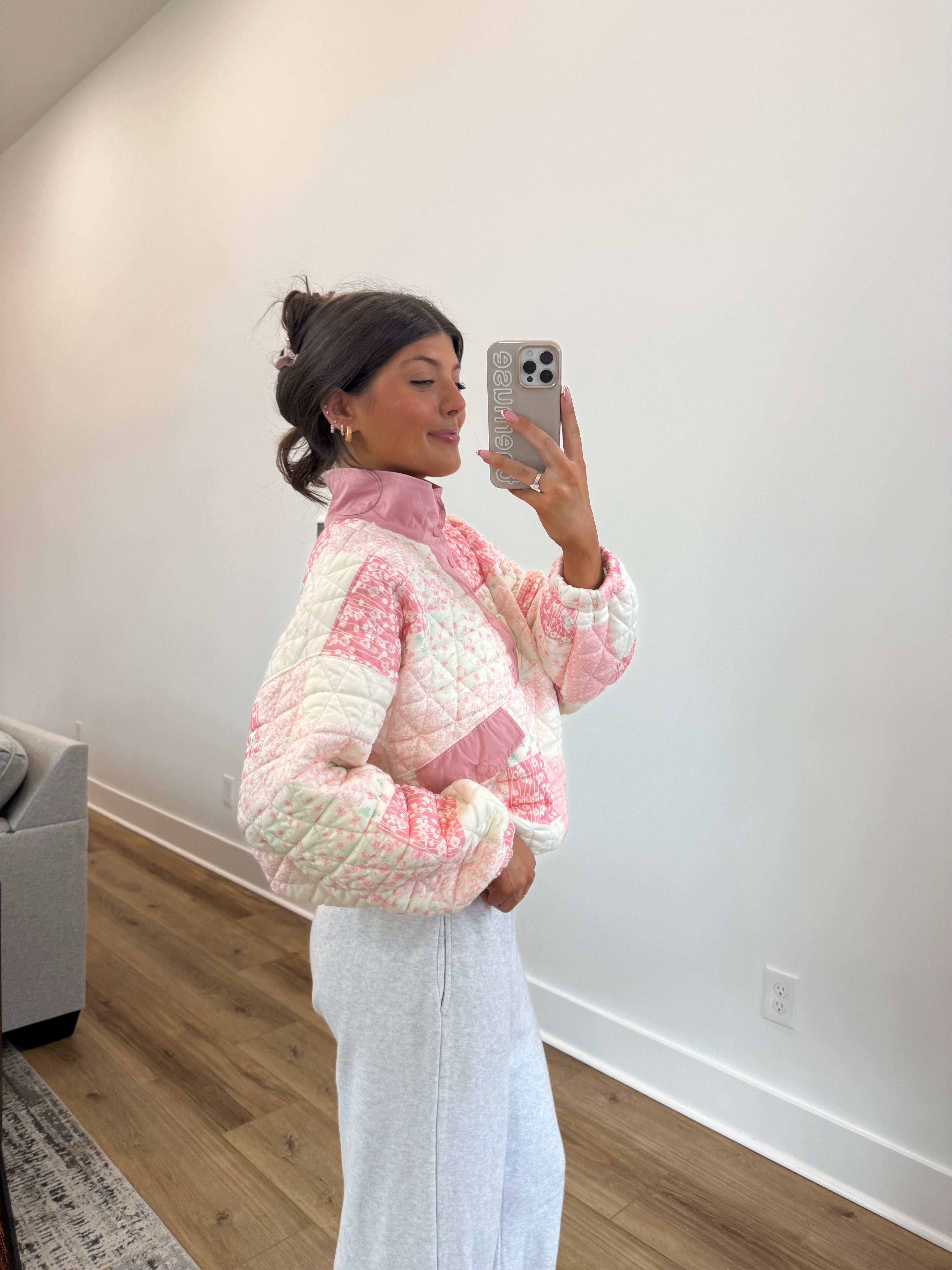 The Pink Patch Pullover