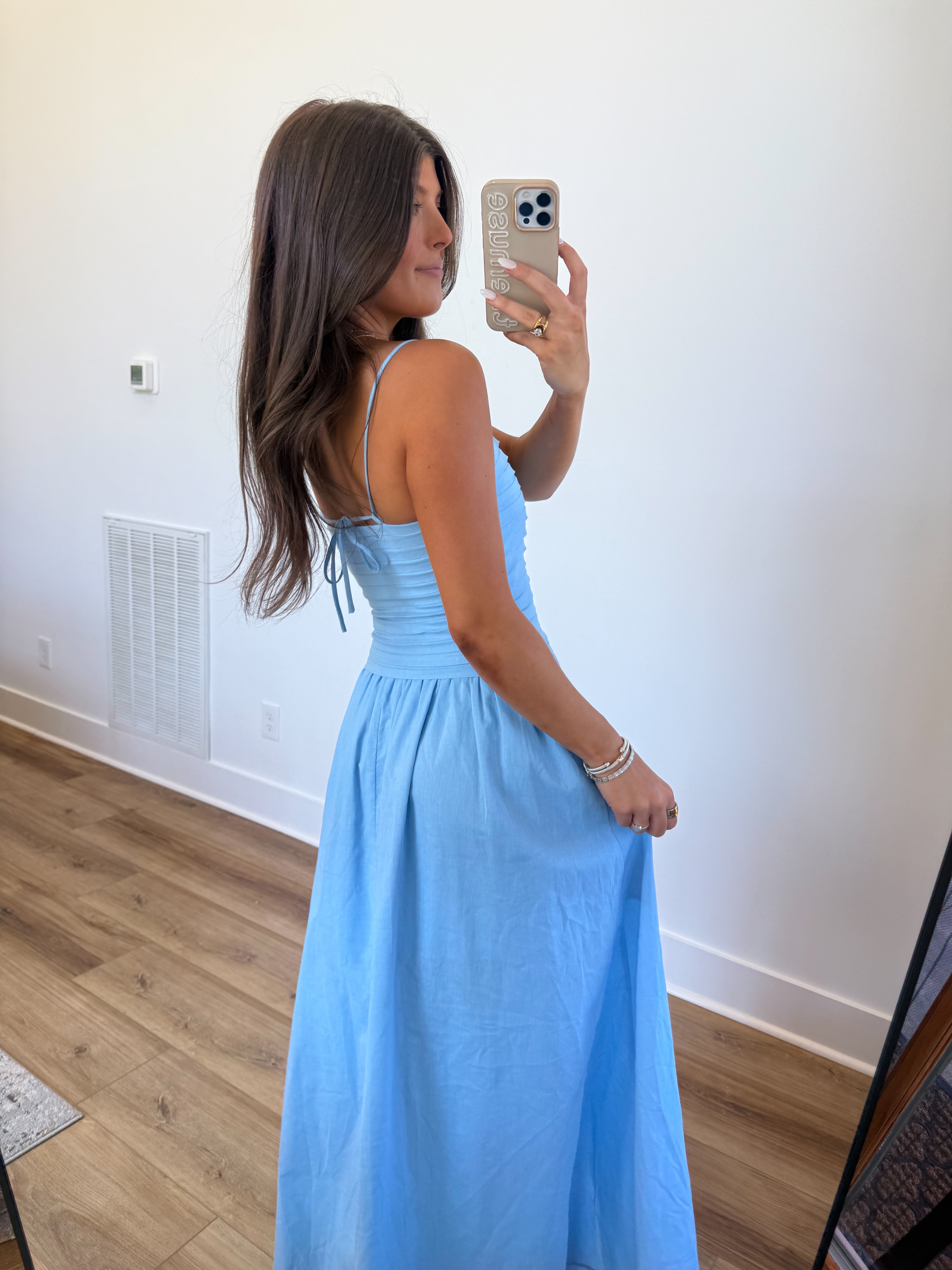 The Blueberry Linen Dress