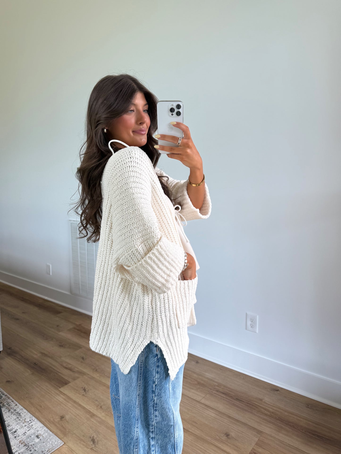 Oat Milk Cardigan (Cream)(PRE-ORDER (Mid-October)/ Restock)