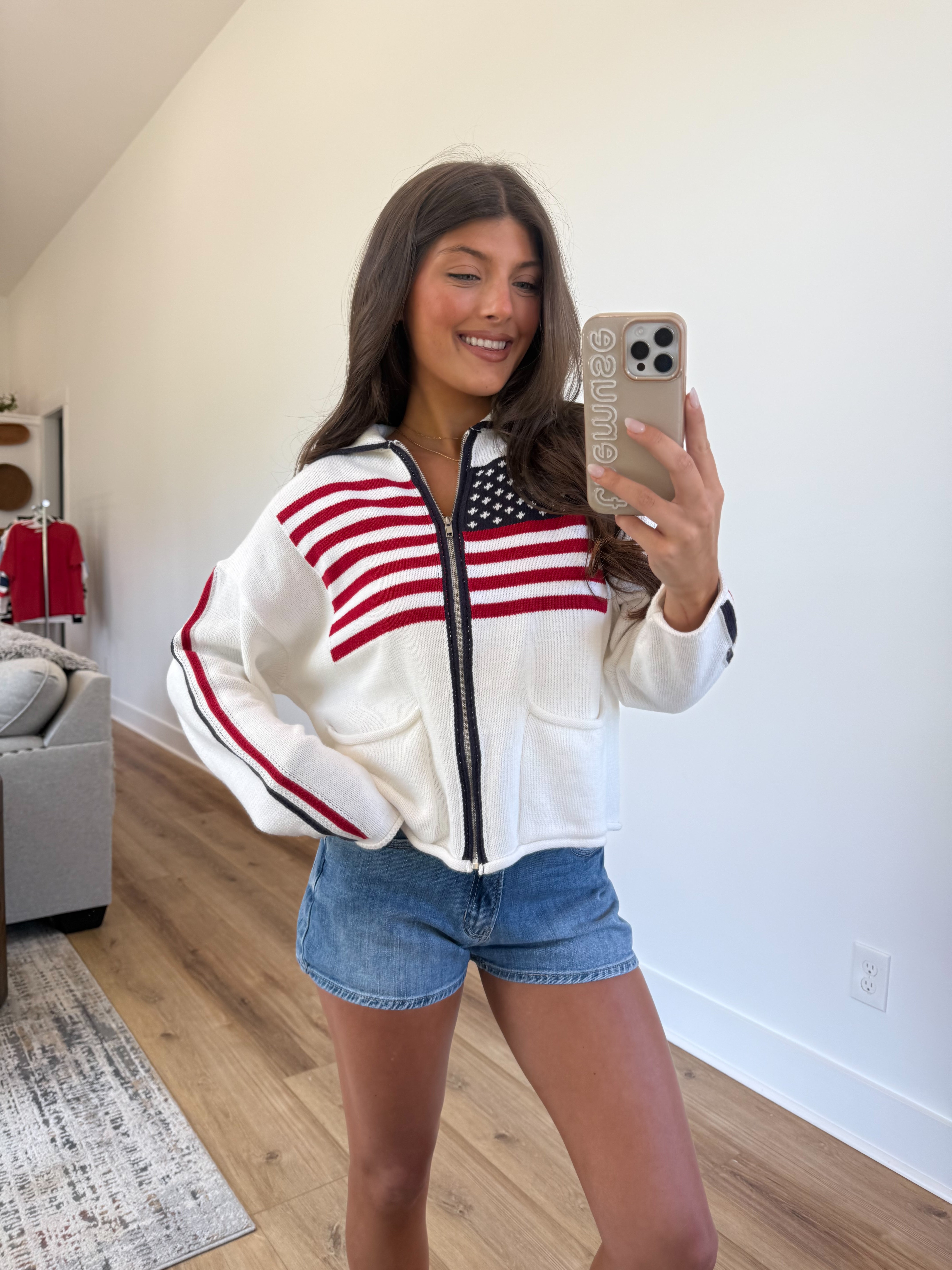 Stars & Stripes Zip Up