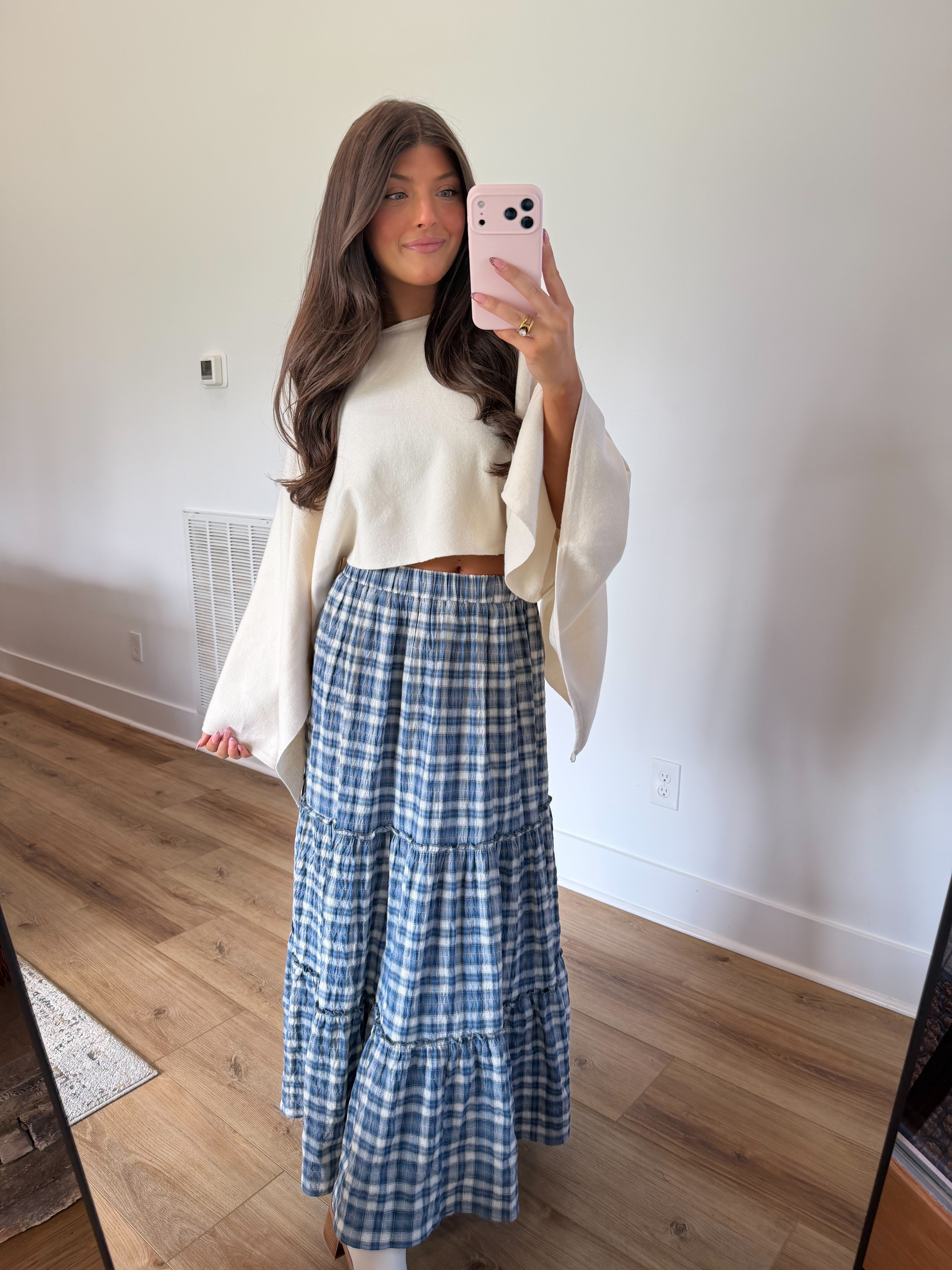 Cream Cape Top