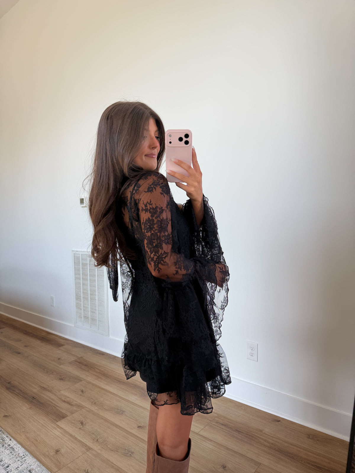 Black Swan Lace Mini