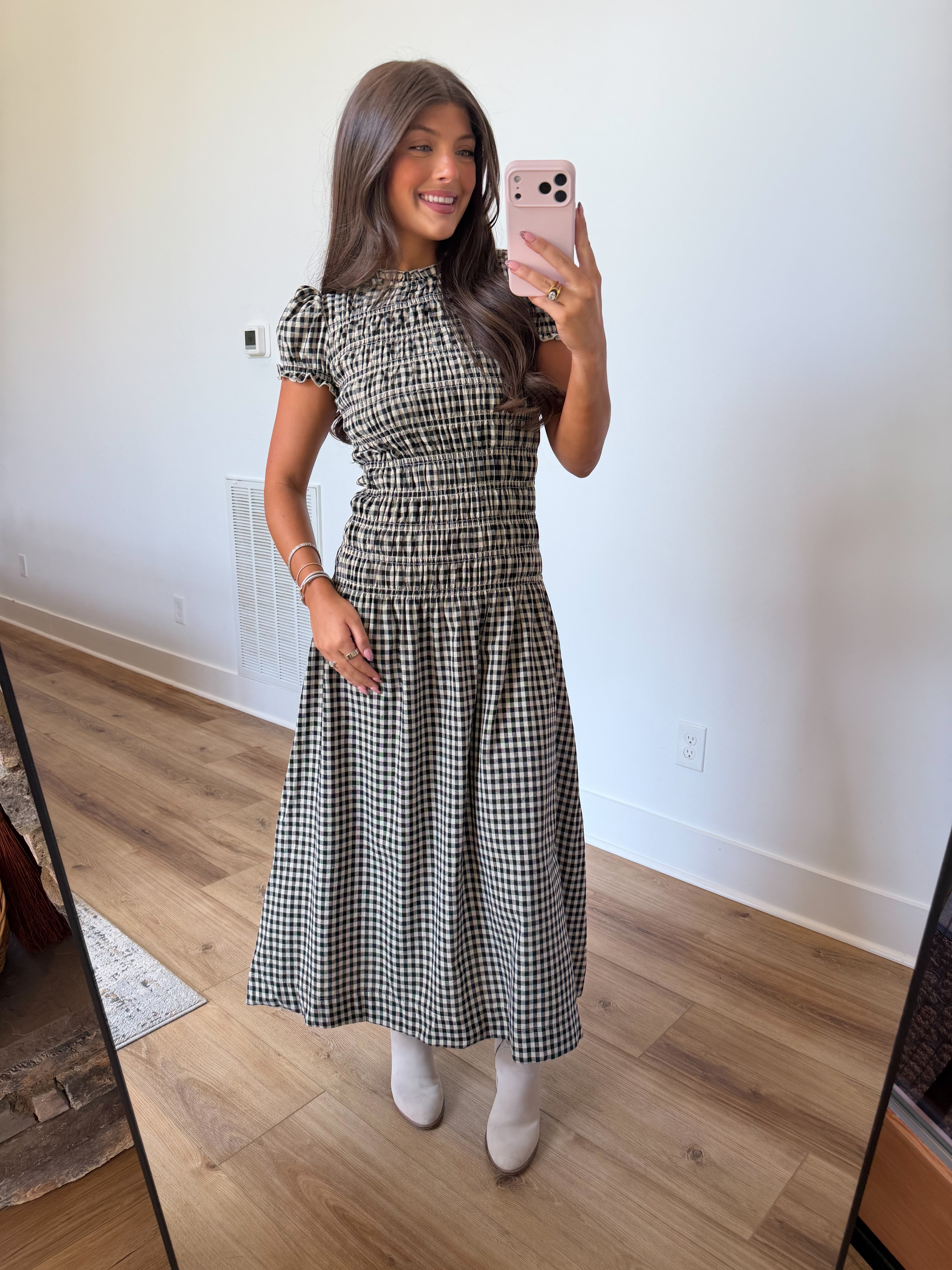 Lorelai Gingham Midi