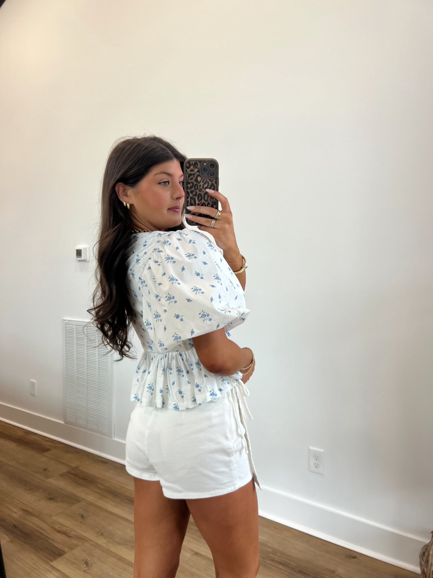 Girls Trip Ditsy Flower Top